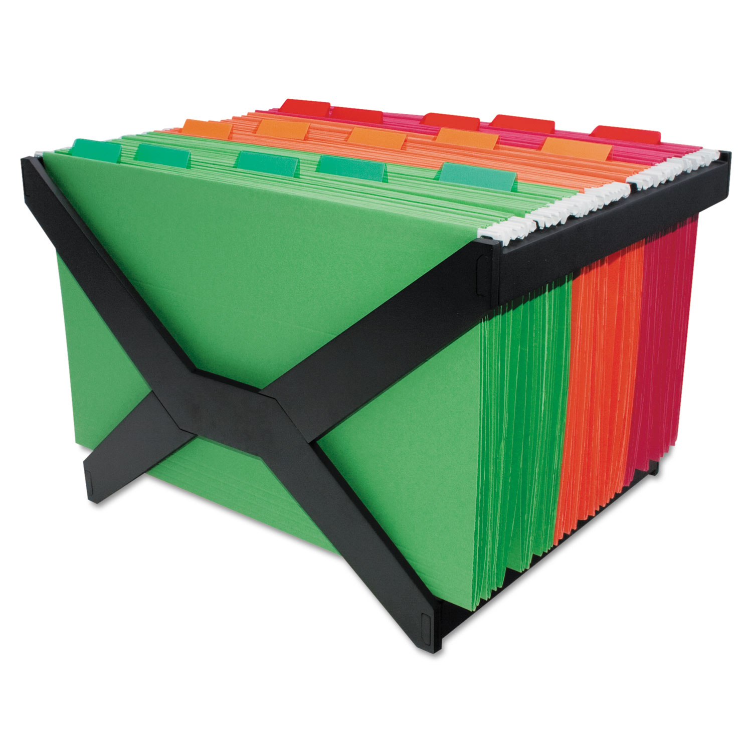 Advantus Letter/Legal Hanging File Rack, Plastic, 16 x 12