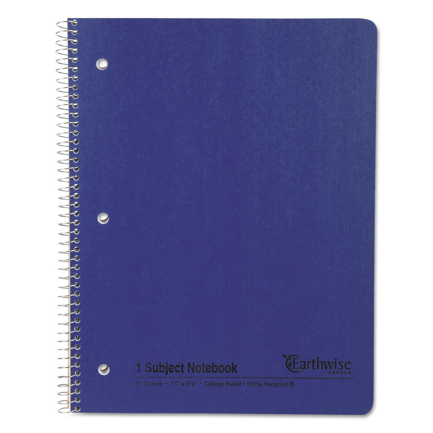 Oxford™ Earthwise by Oxford Recycled 1Subject Notebooks, 11 x 8 1/2