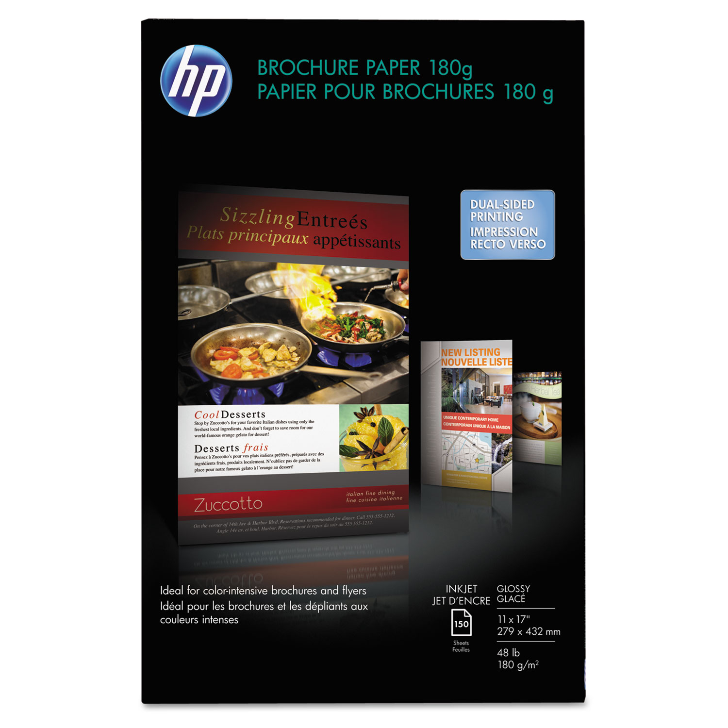 HEWCG932A HP Inkjet Brochure/Flyer Paper Zuma