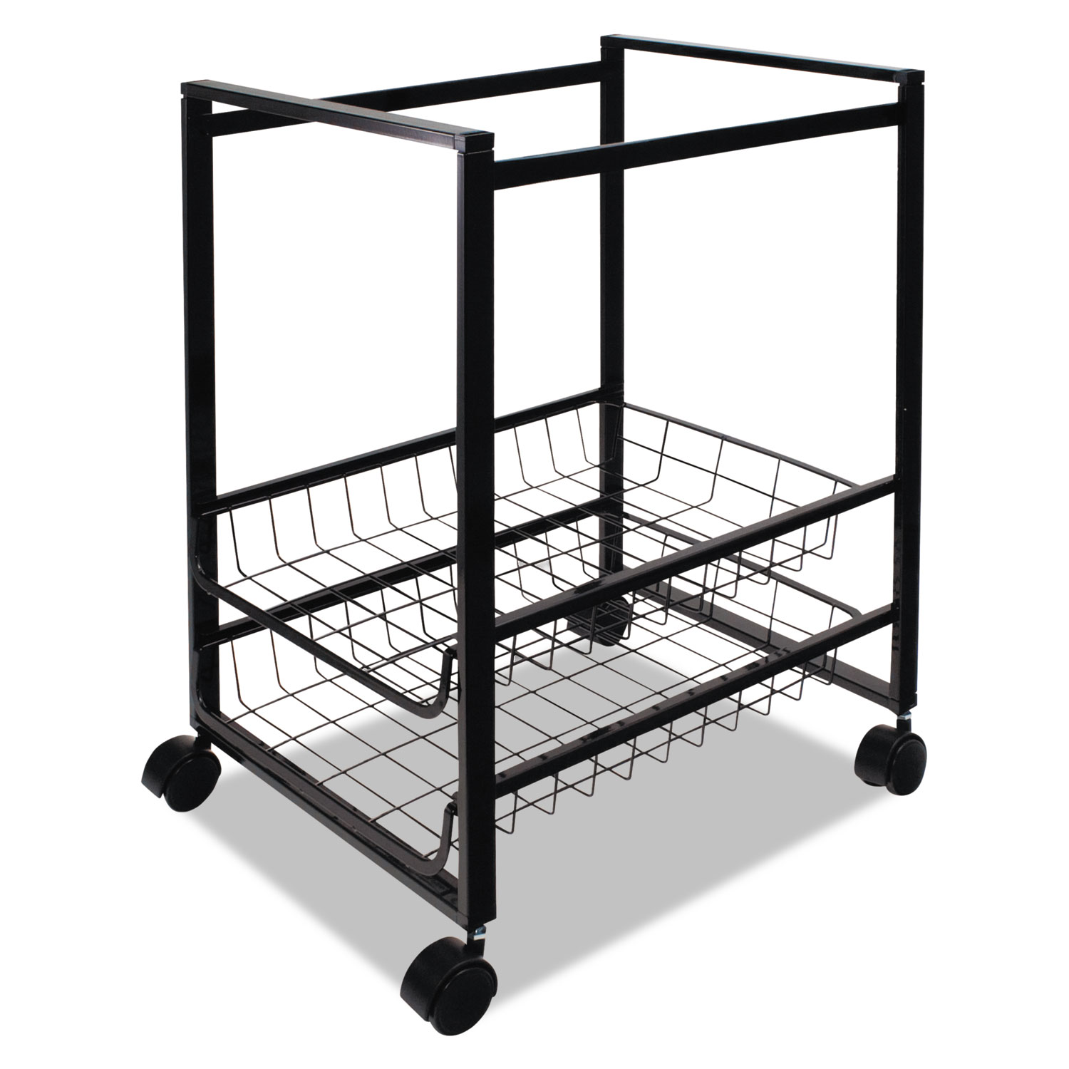 AVT34075 Advantus Mobile File Cart w/Sliding Baskets Zuma