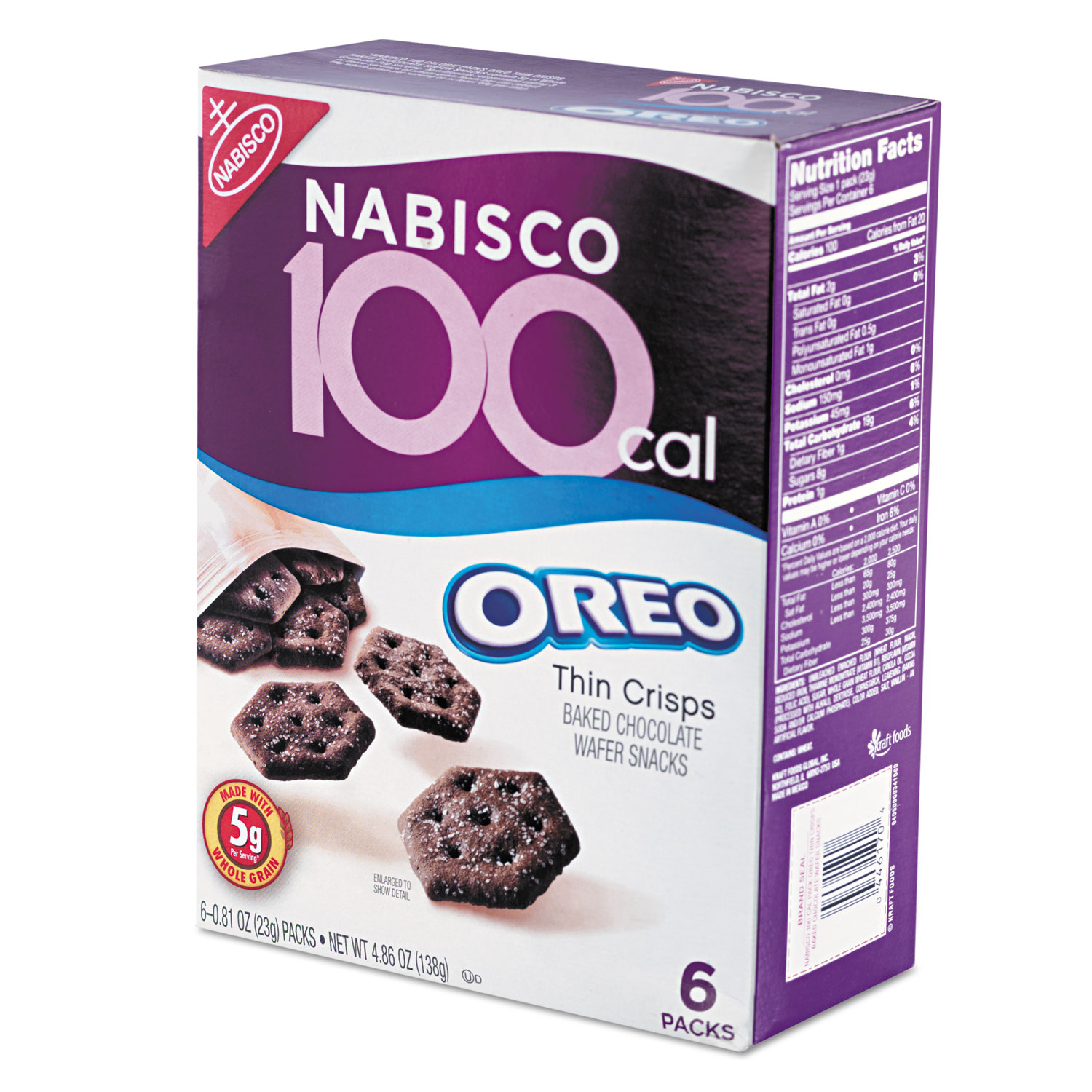 Nabisco® 100 Calorie Packs Oreo Cookies, 6/Box National Everything