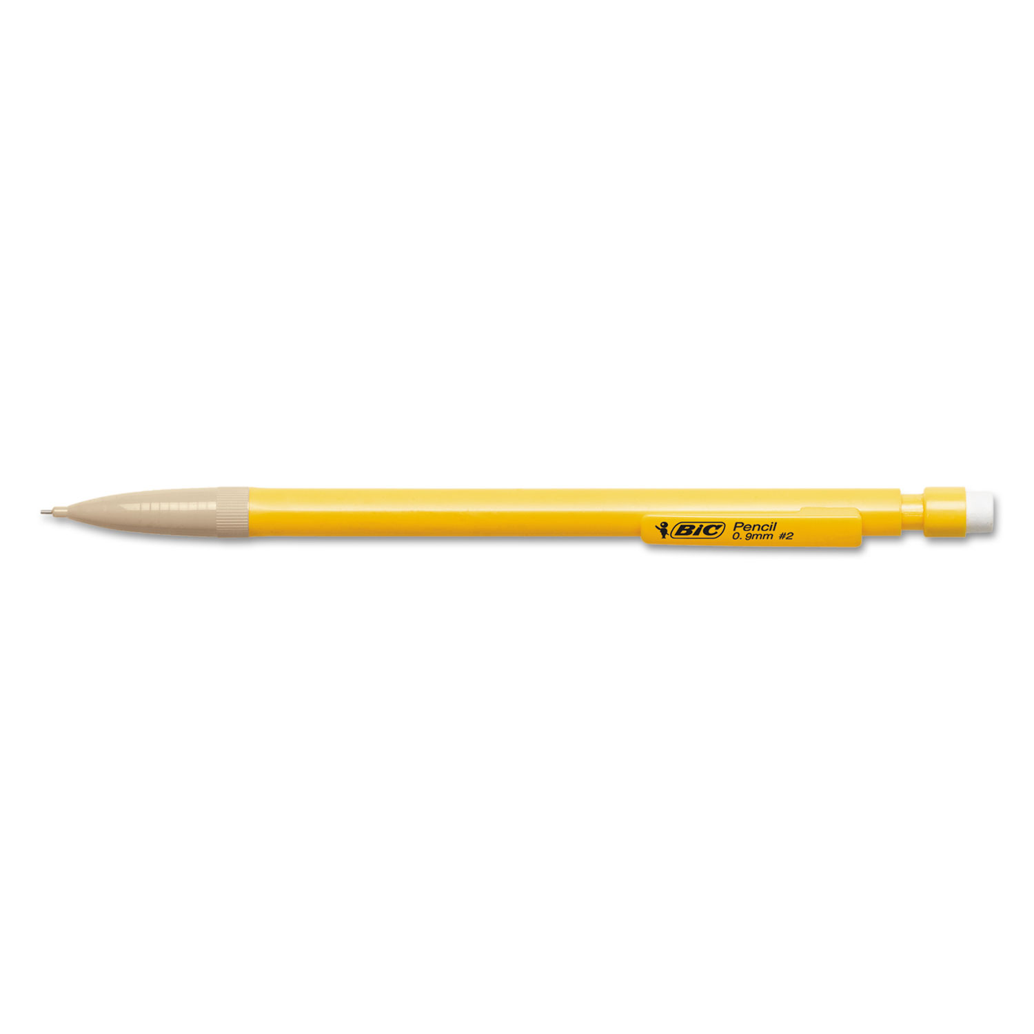 BIC® XtraStrong Mechanical Pencil, .9mm, Yellow, Dozen National Everything Wholesale