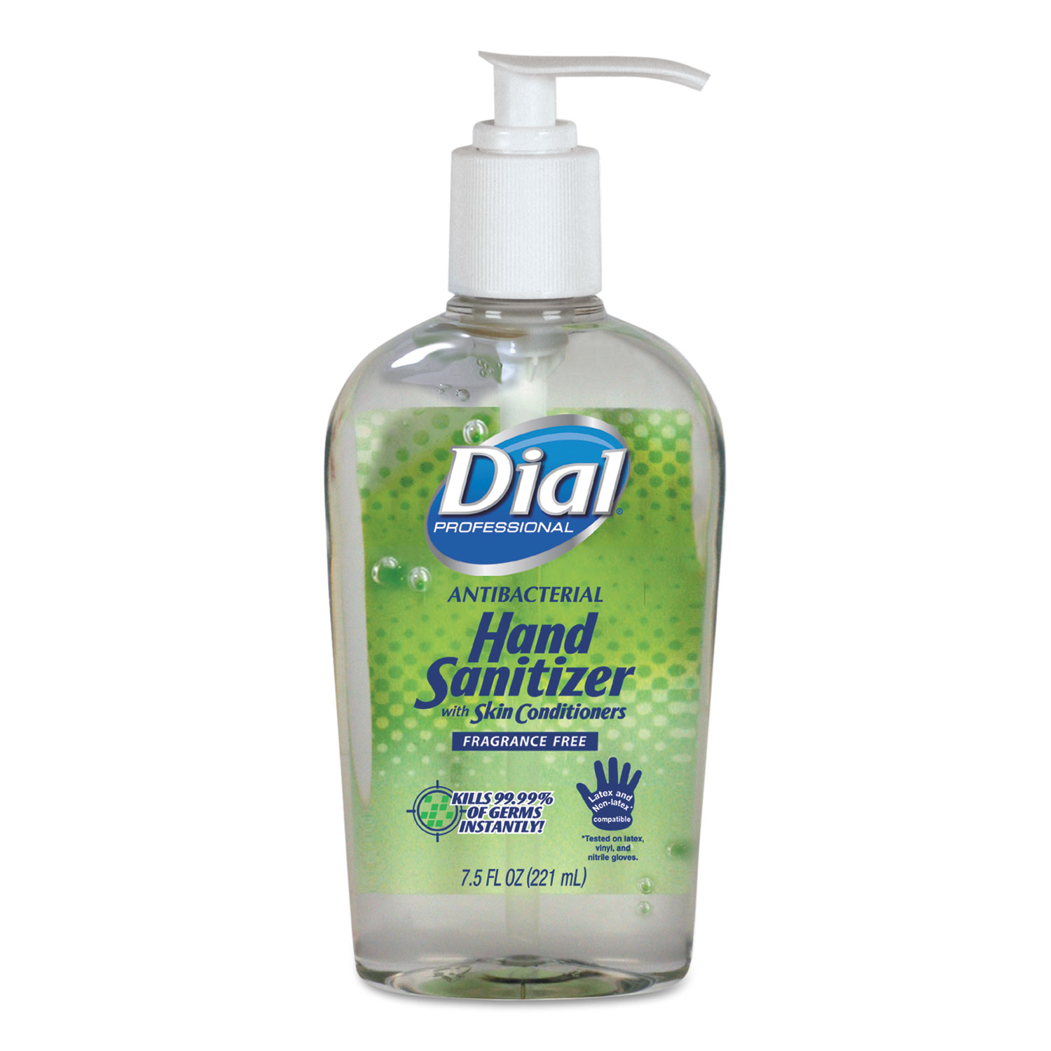 Antibacterial Gel Hand Sanitizer with Moisturizer, 7.5 oz, Pump