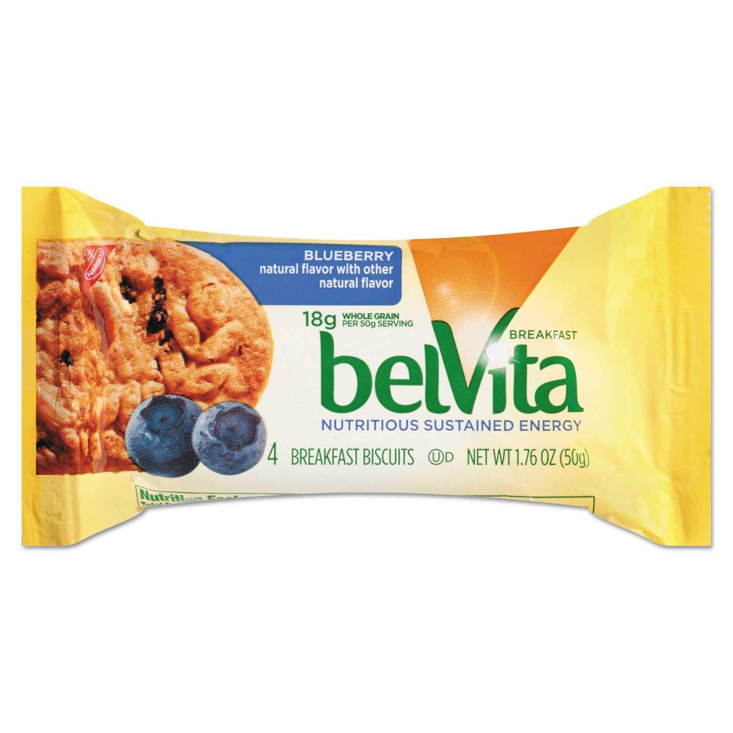 belVita Breakfast Biscuits, Blueberry, 1.76 oz Pack Reparto