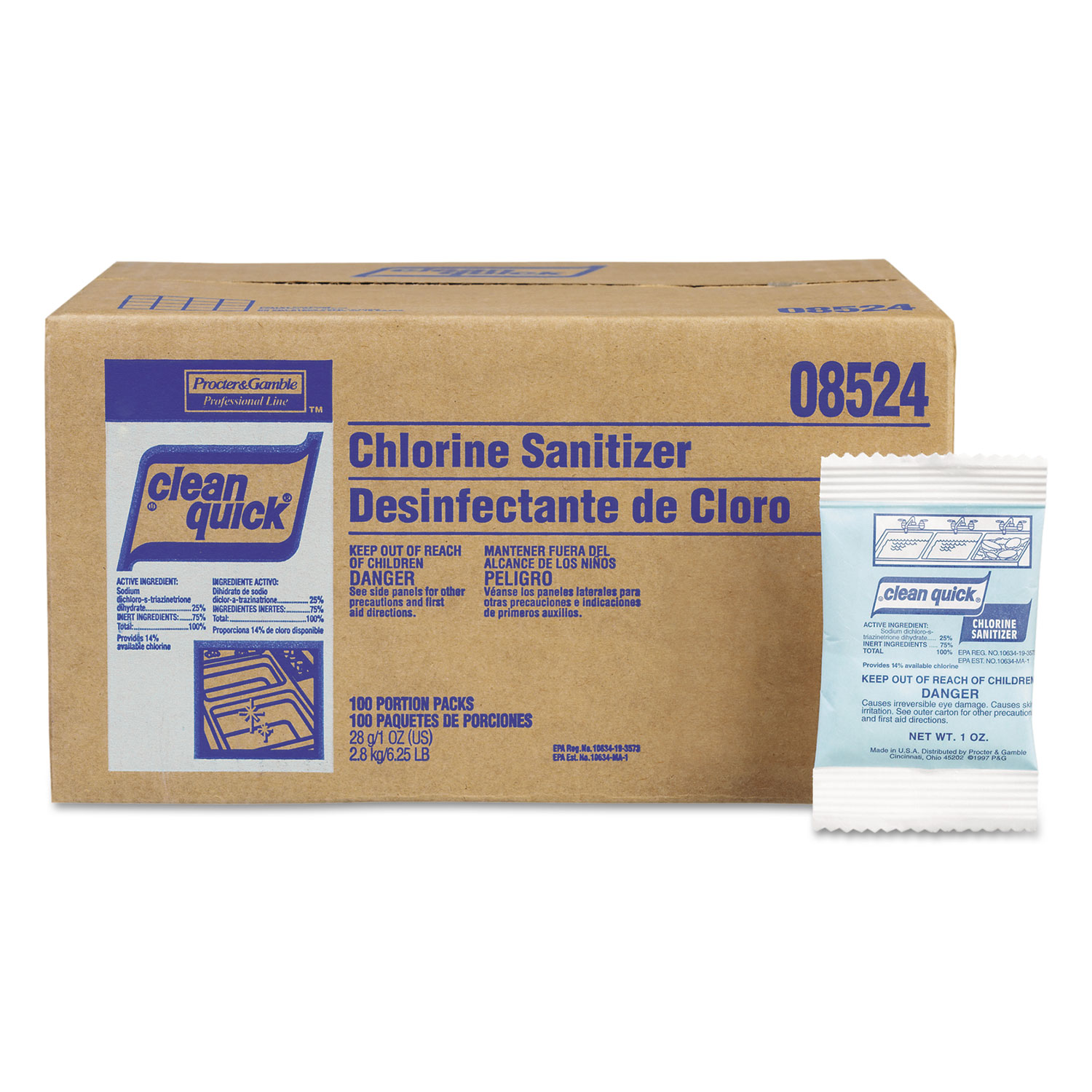 Powdered ChlorineBased Sanitizer by Clean Quick® PGC02584