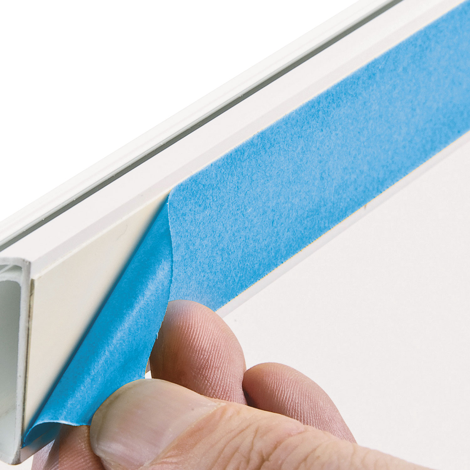 DLine® Decorative Mini Cord Cover, 60" x 1.25" x 0.5" Covers, White Montana Broom & Brush Supply