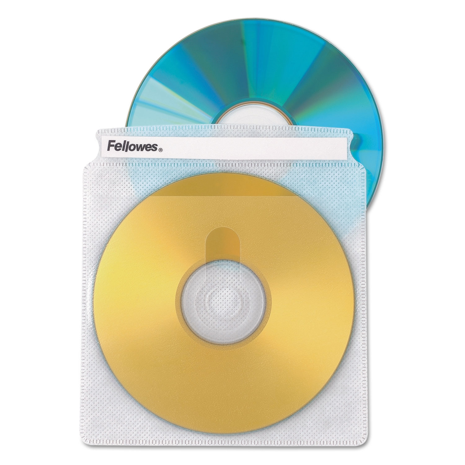 FEL90659 Fellowes DoubleSided CD/DVD Sleeves Zuma