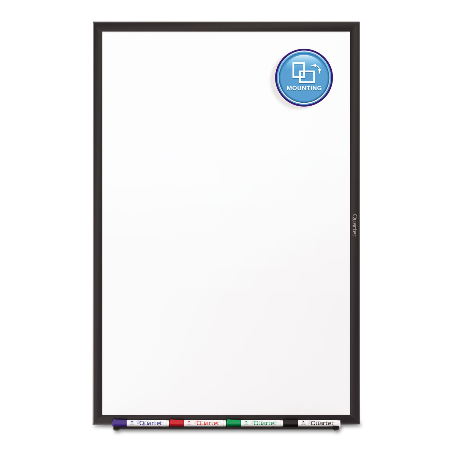 Quartet® Classic Series Melamine Dry Erase Board, 24 x 18, White