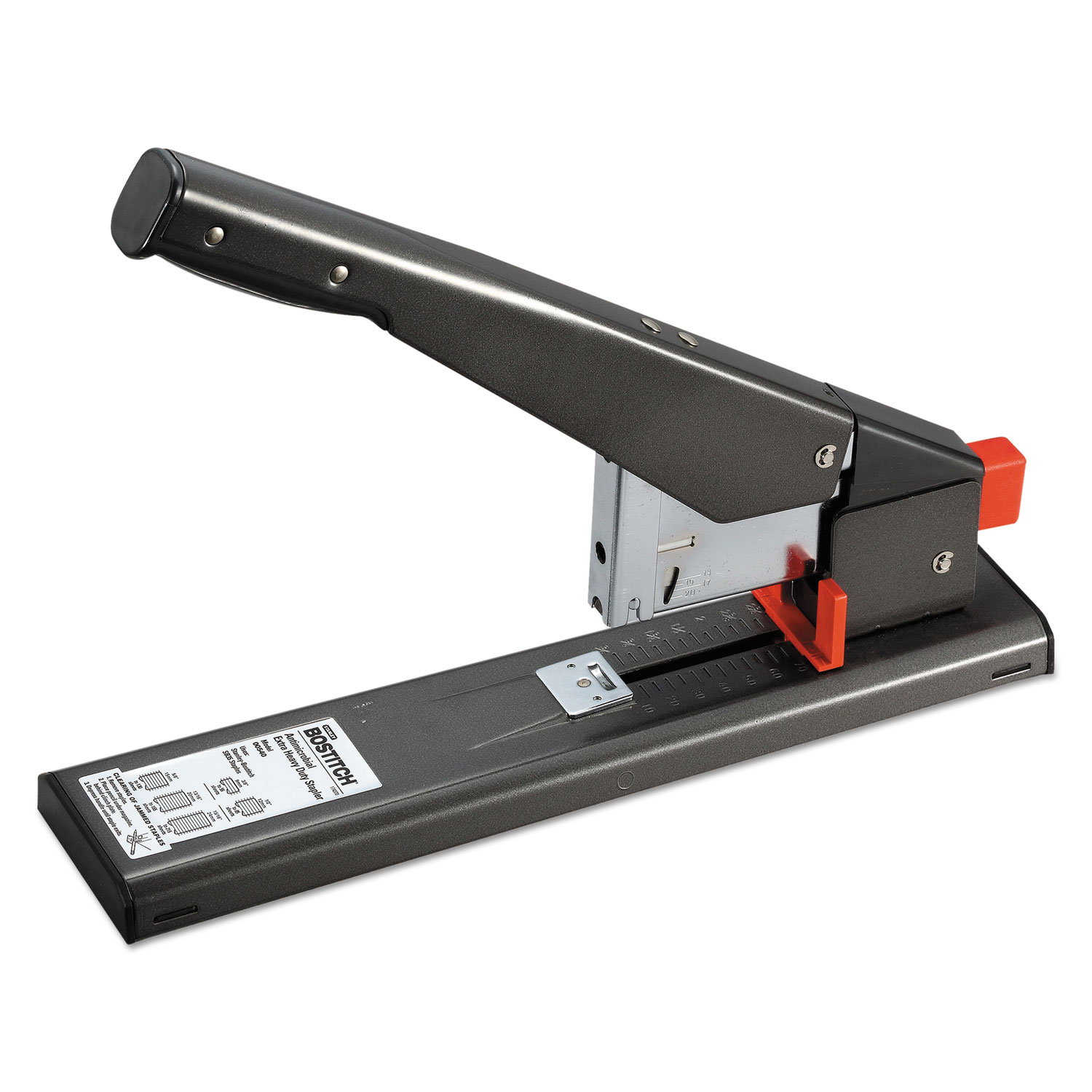 Antimicrobial 215Sheet Extra HeavyDuty Stapler by Bostitch® BOS00540