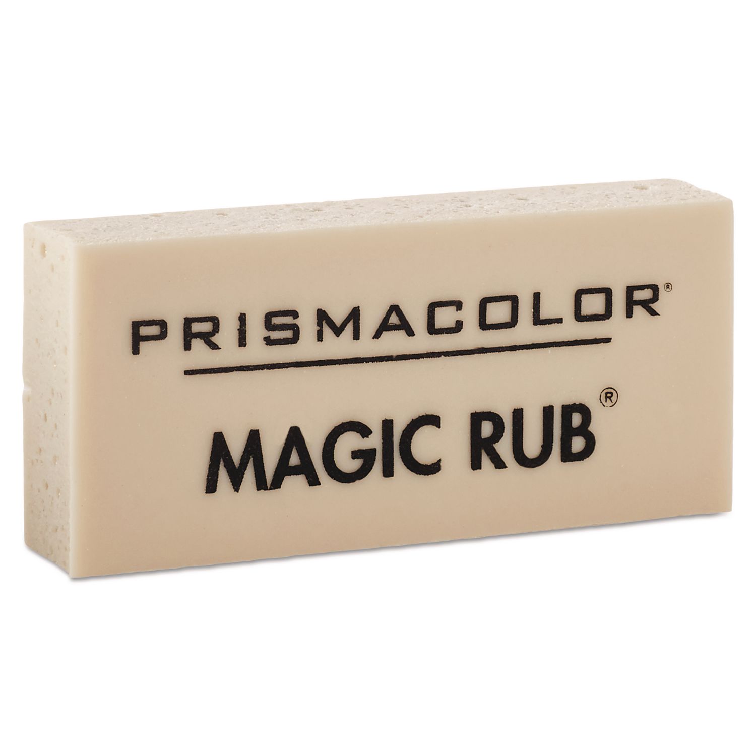 MAGIC RUB Eraser, For Pencil/Ink Marks, Rectangular Block, Medium, Off