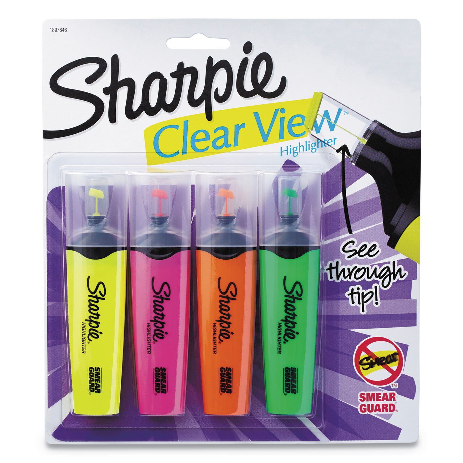 SAN1912769 Sharpie Clearview Highlighter Zuma