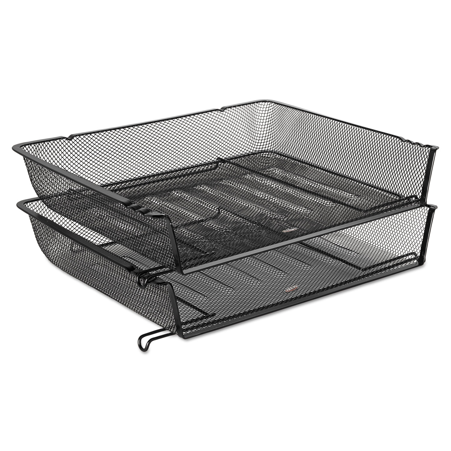 Mesh Stacking Side Load Tray, 1 Section, Letter Size Files, 14.25" x 10