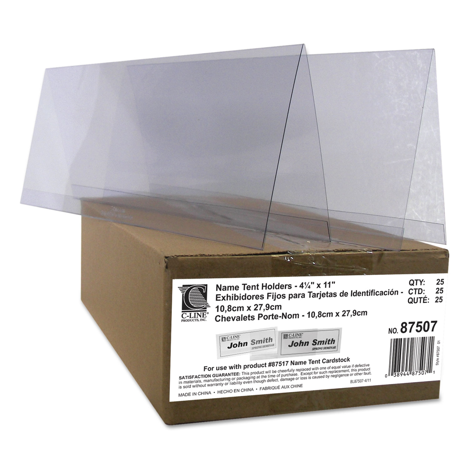 Tent Card Holders by CLine® CLI87507