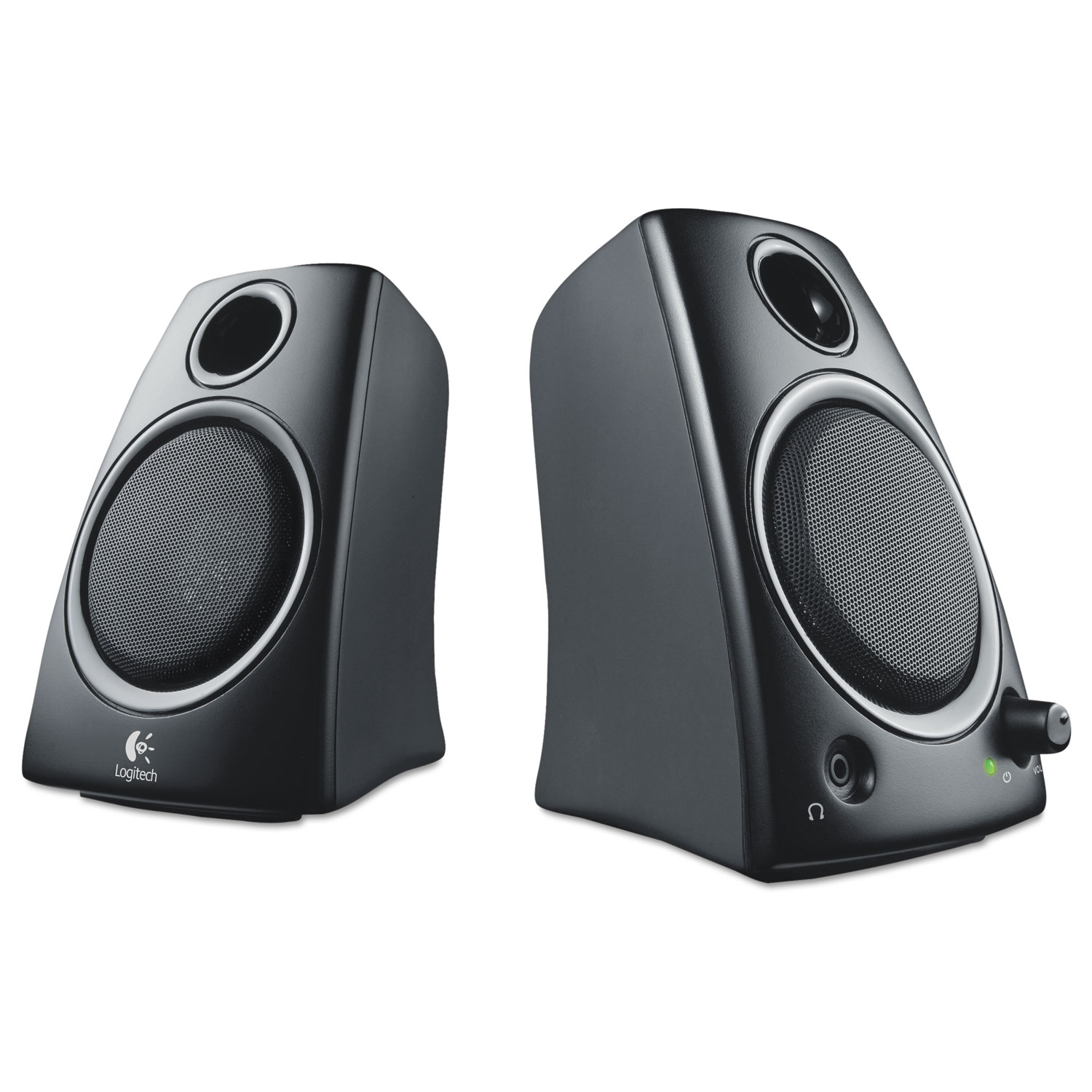 Logitech® Z130 Compact 2.0 Stereo Speakers, 3.5mm Jack, Black National Everything Wholesale