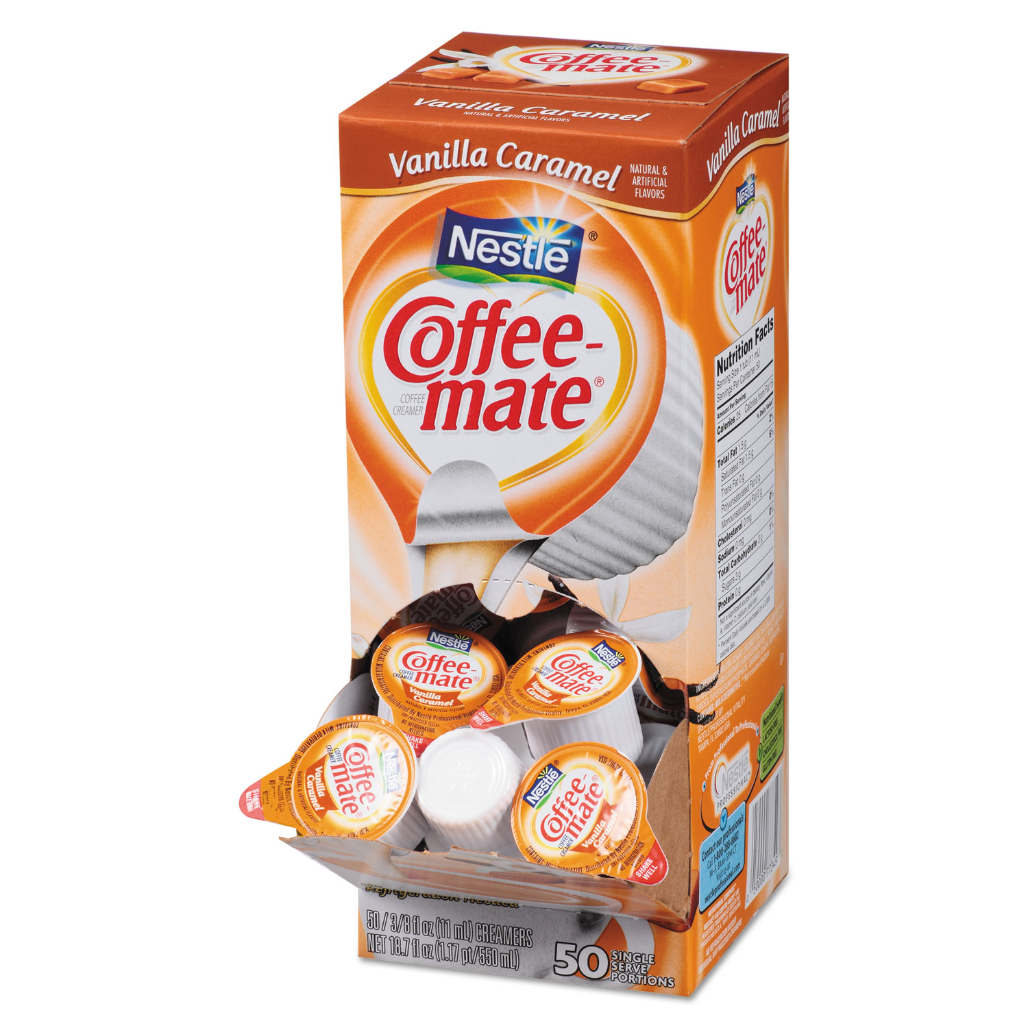 Coffeemate NES 35170 Liquid Coffee Creamer, French Vanilla, 0.38 oz