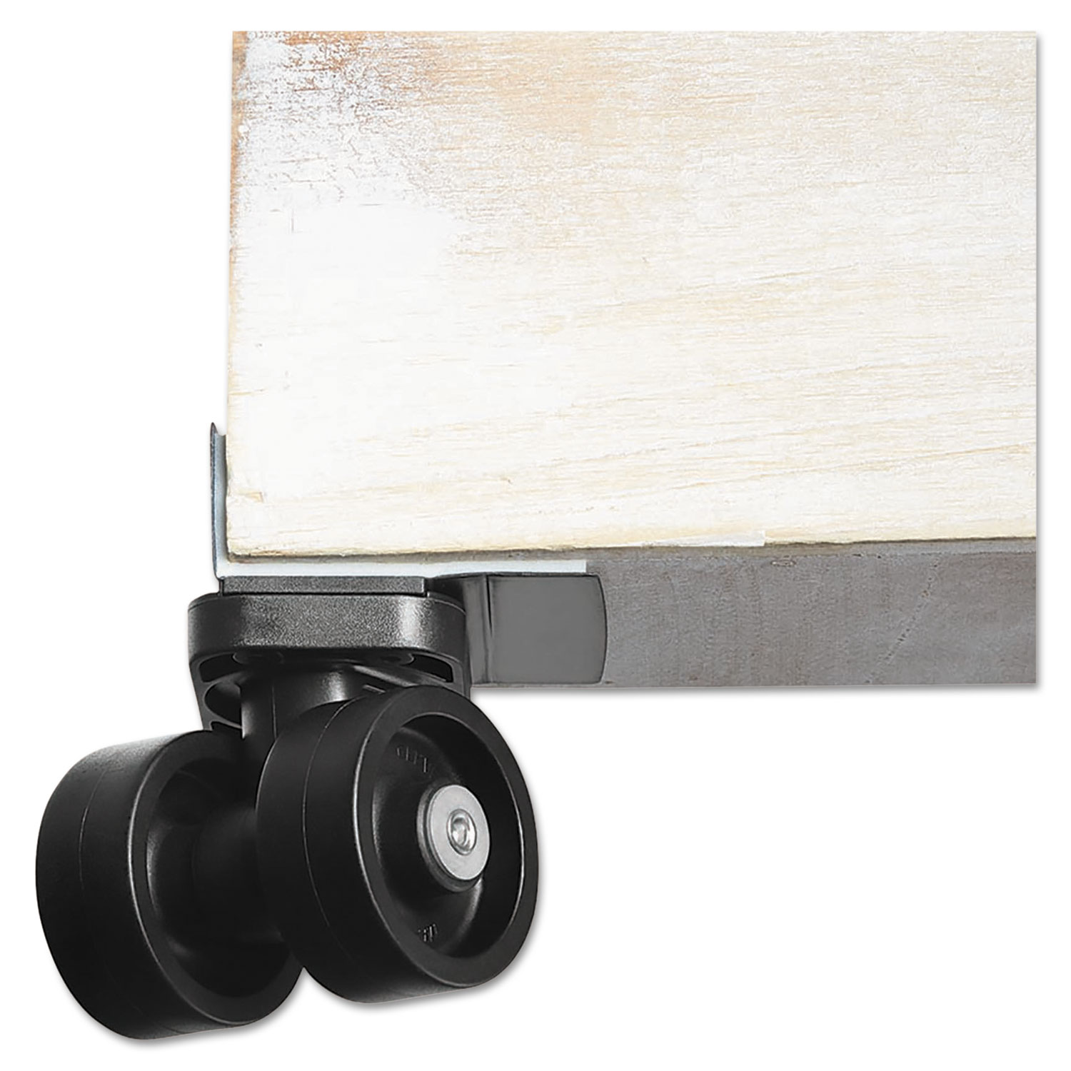 Master Caster® RollArounds Instant Swivel Wheels, SelfAdhesive, Black