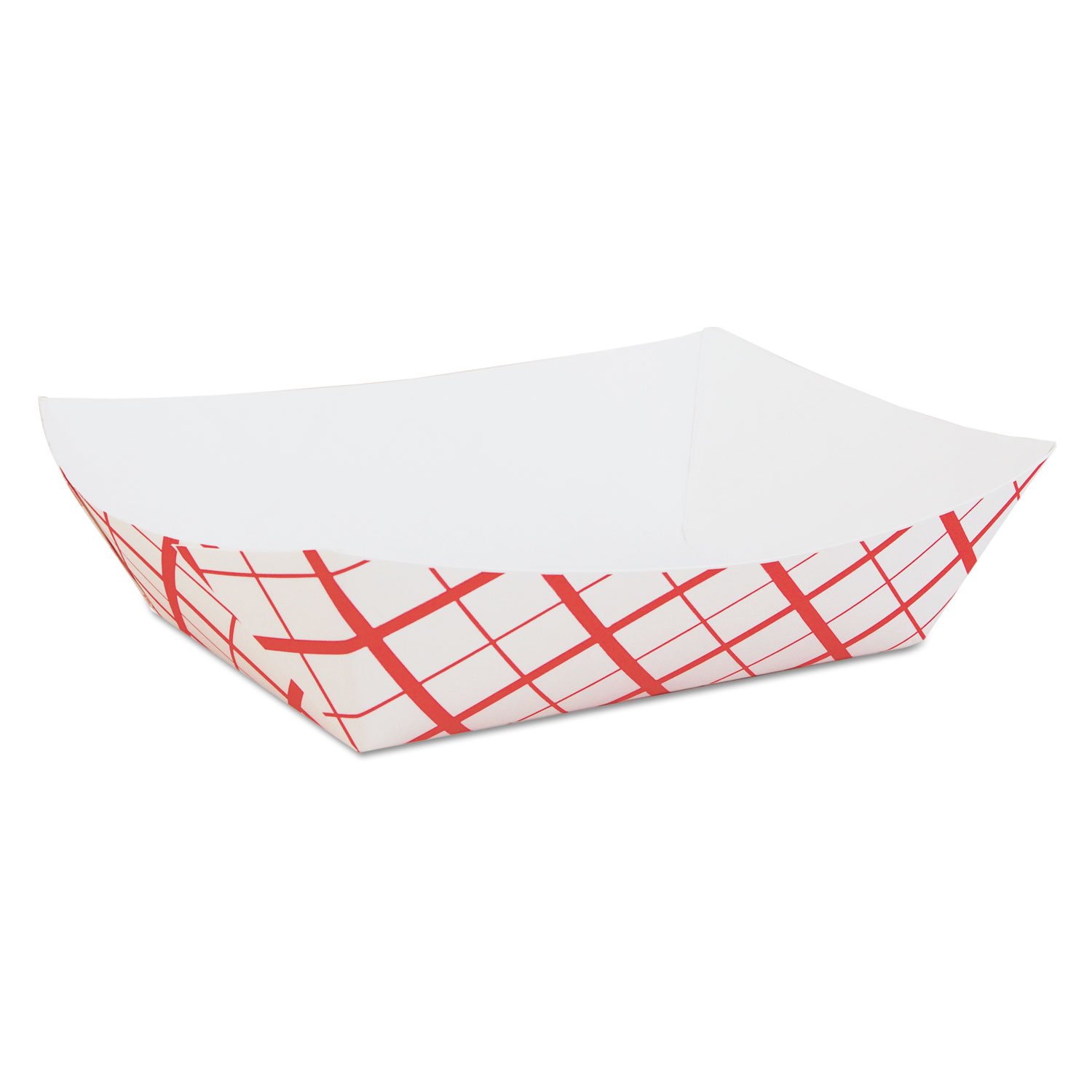 SCT® Paper Food Baskets, Red/White Checkerboard, 5 lb Capacity, 500