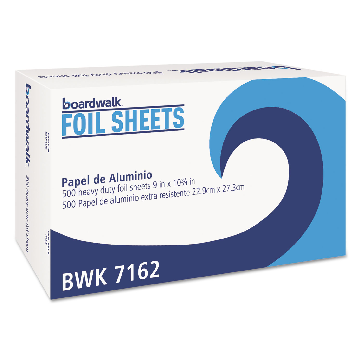 Boardwalk Standard Aluminum Foil PopUp Sheets, 9" x 10 3/4", 500/Box