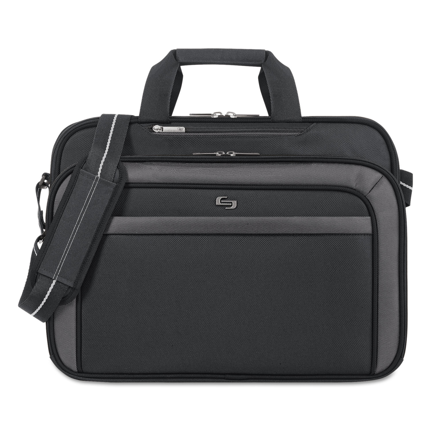 Pro CheckFast Briefcase, Fits Devices Up to 17.3", Polyester, 17 x 5.5