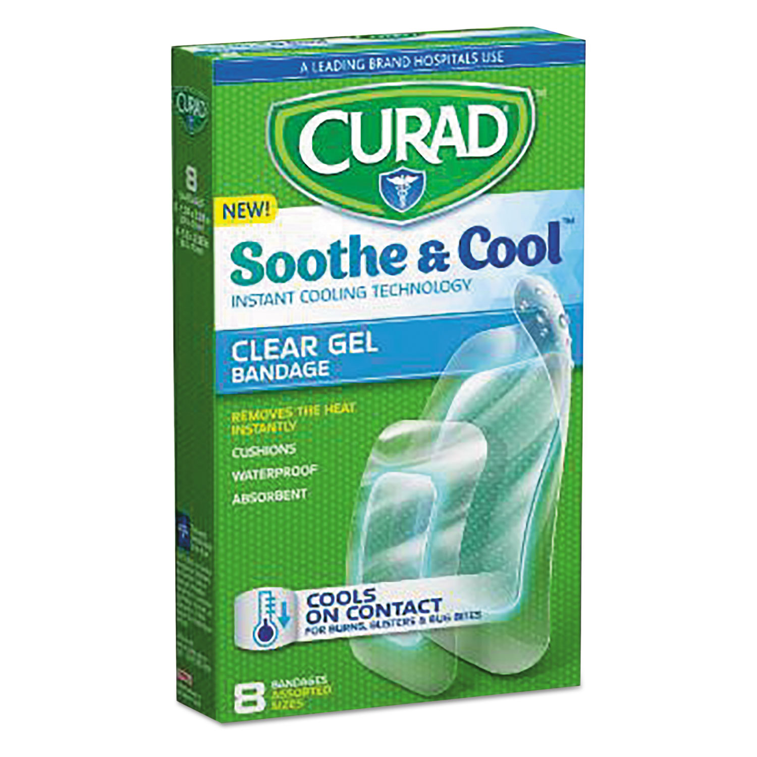 Soothe & Cool Clear Gel Bandages by Curad® MIICUR5235
