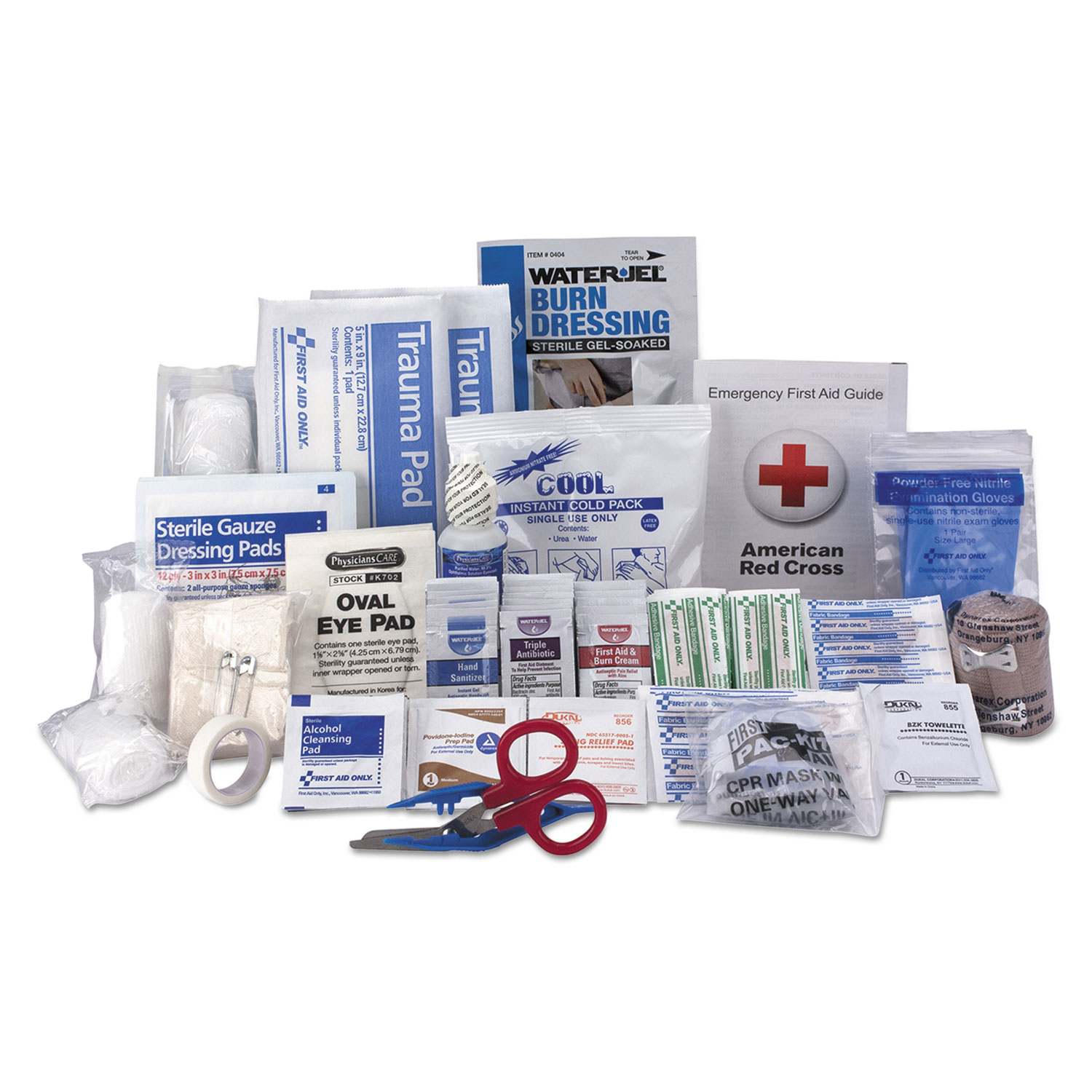 FAO90617 First Aid Only 50 Person ANSI A+ First Aid Kit Refill Zuma