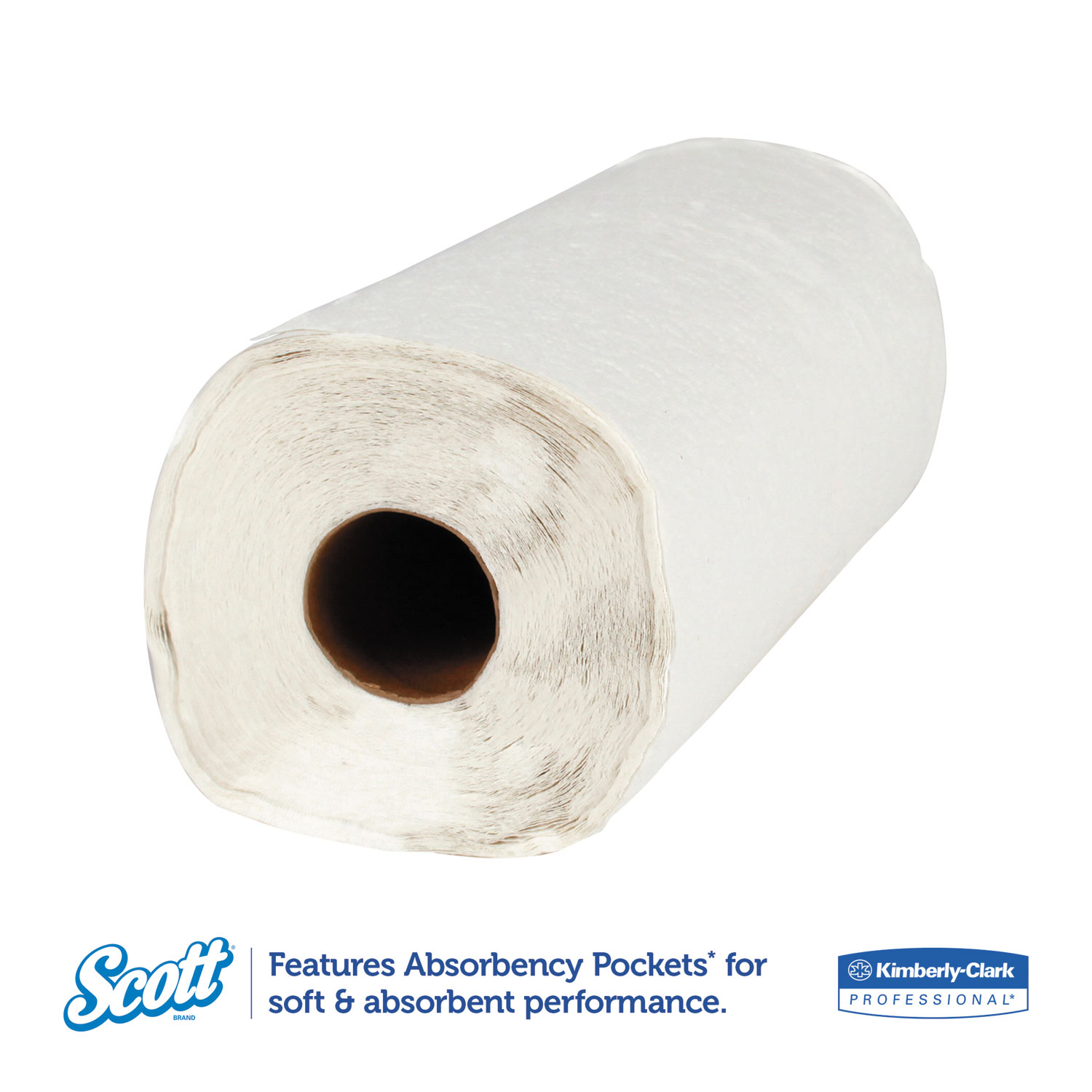 Scott 41482 Kitchen Roll Towel, 1Ply, 11 X 8.78, 128 Sheets, White, 20