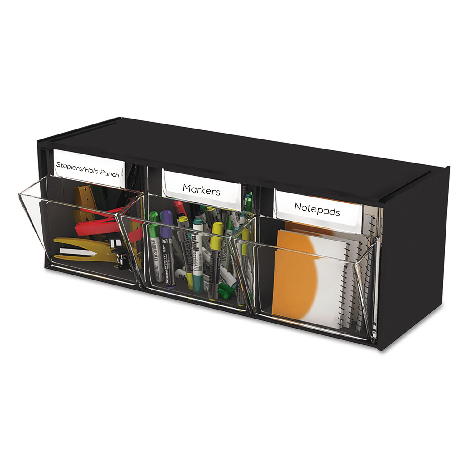 DEF20304OP deflecto® Tilt Bin Plastic Storage System Zuma