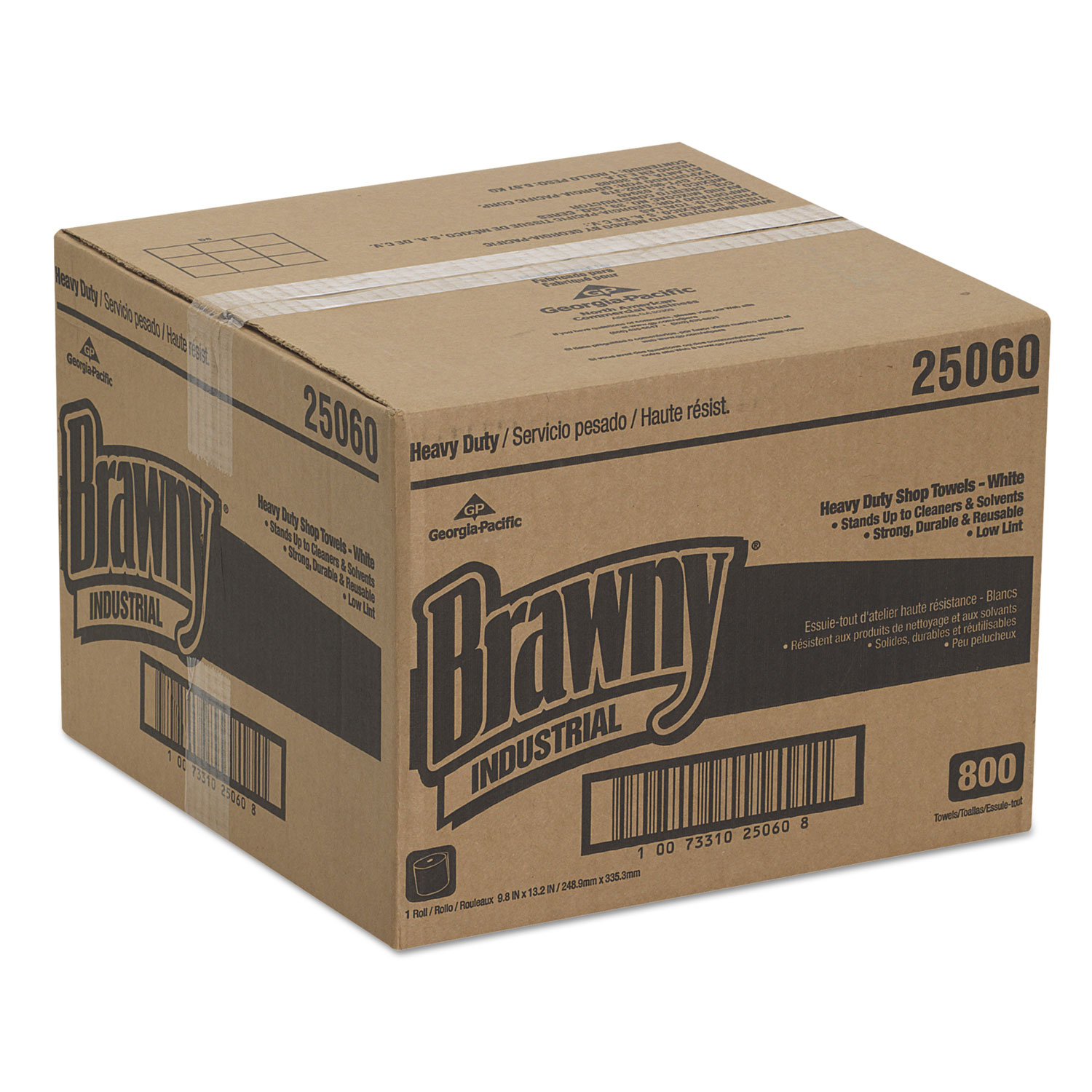 Brawny Industrial Heavy Duty Perforated Shop Towels, 94/5x131/4