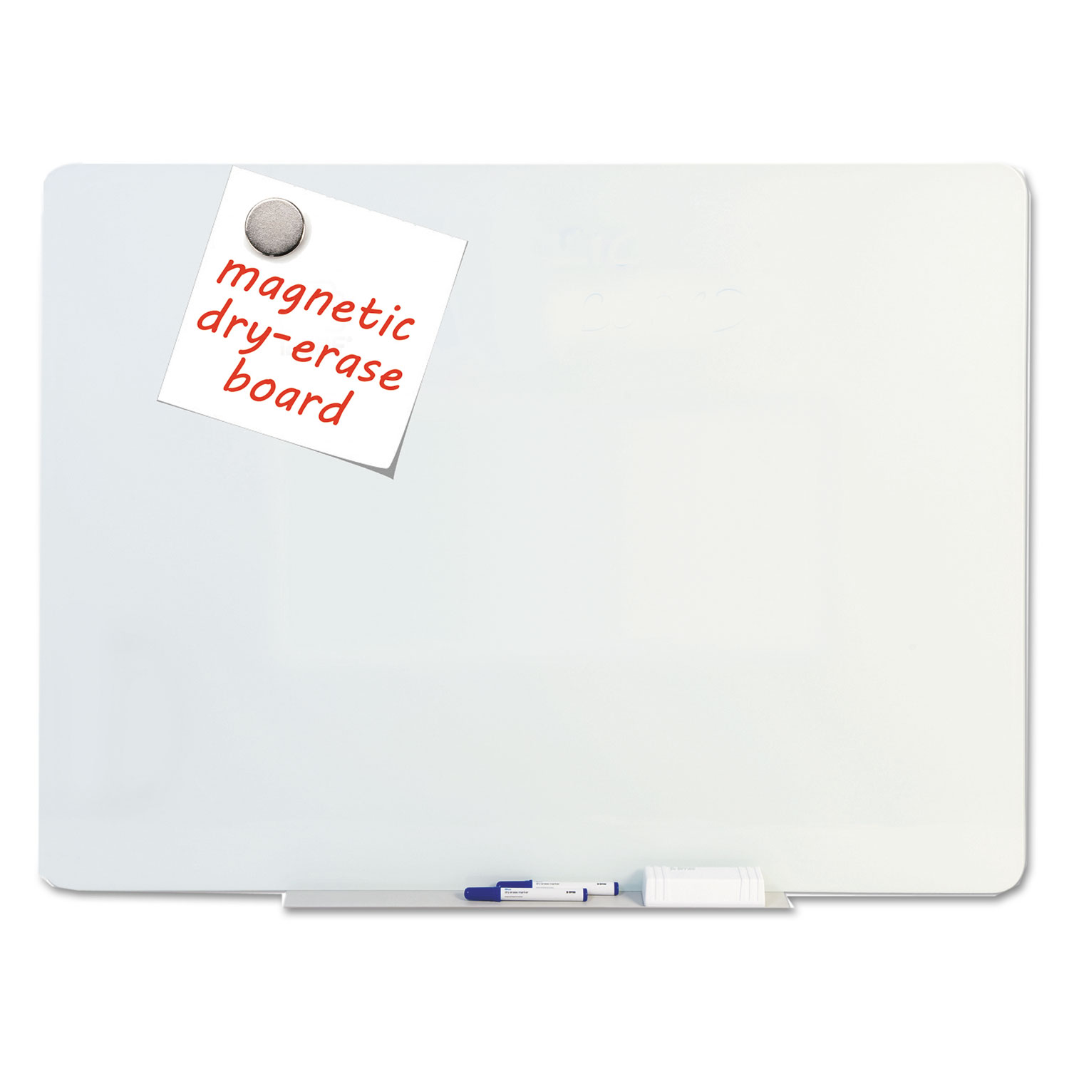 BVCGL110101 MasterVision Glass Dry Erase Board Zuma