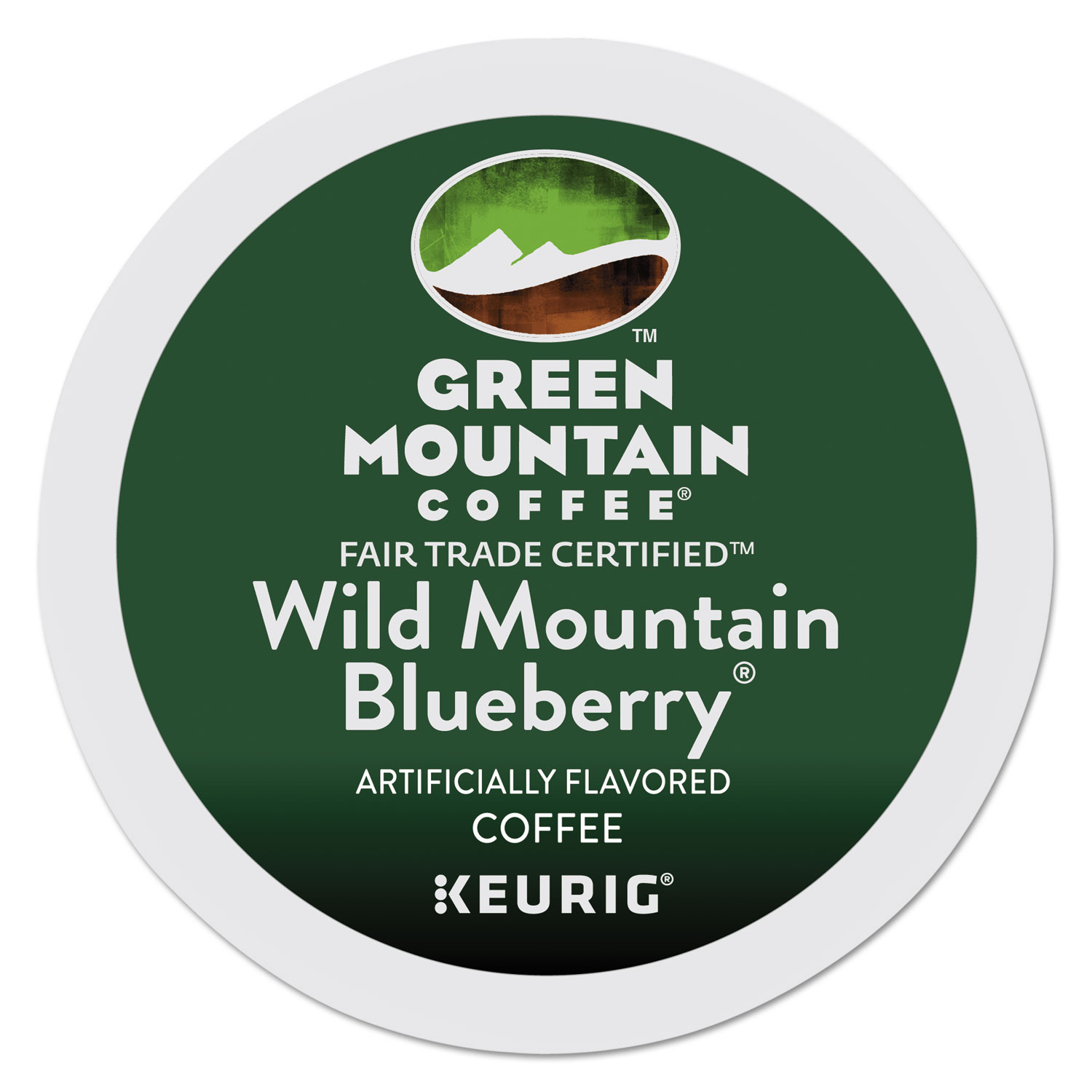 Green Mountain Coffee® Fair Trade Wild Mountain Blueberry Coffee KCups, 24/Box National