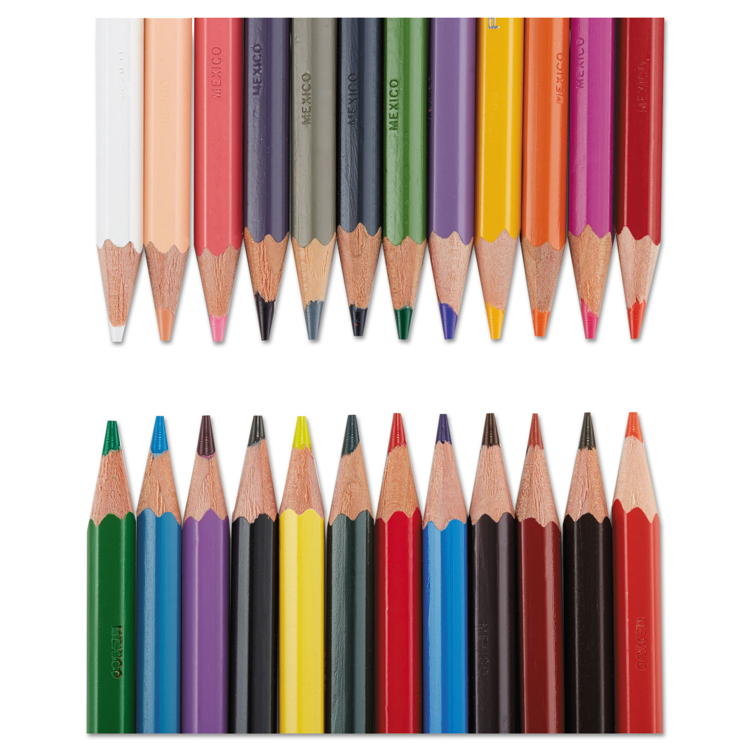 ColErase Pencil with Eraser, 0.7 mm, 2B (1), Assorted Lead/Barrel