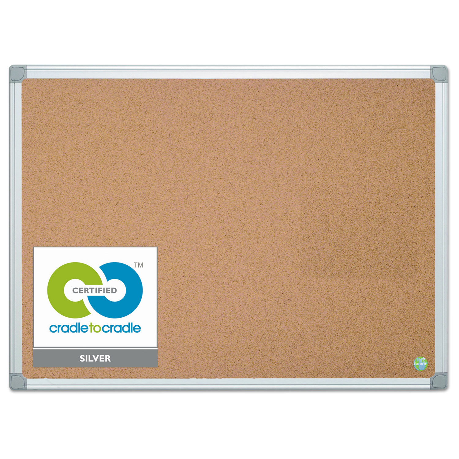 BVCCA051790 MasterVision Earth Cork Board Zuma