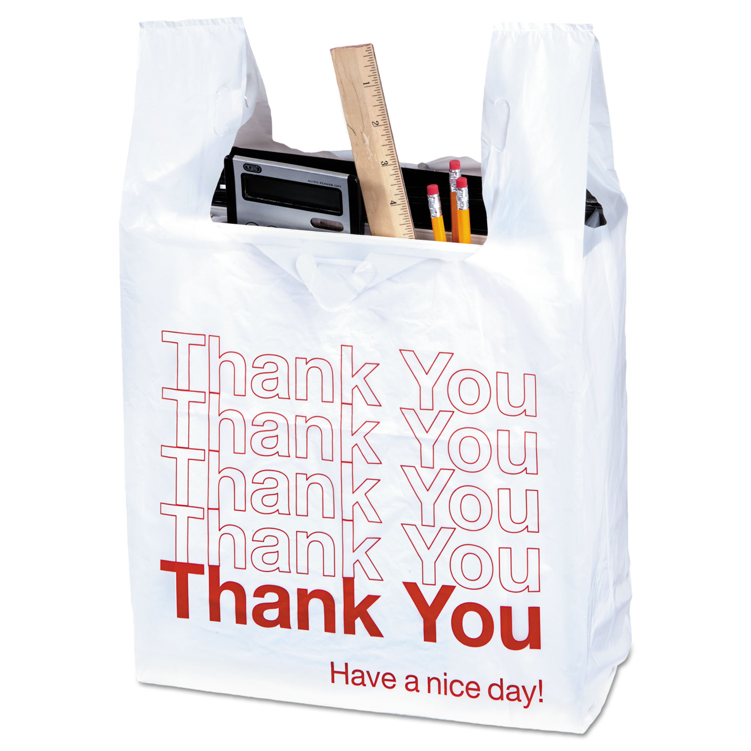 7 Cedars Supply offers best prices on Plastic "Thank You" Shopping Bags