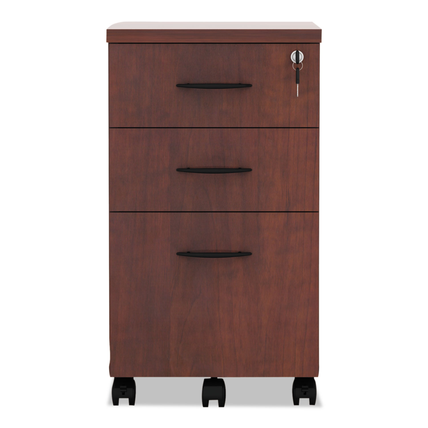 Alera Valencia Series Mobile Pedestal File, Left/Right, 3Drawer Box