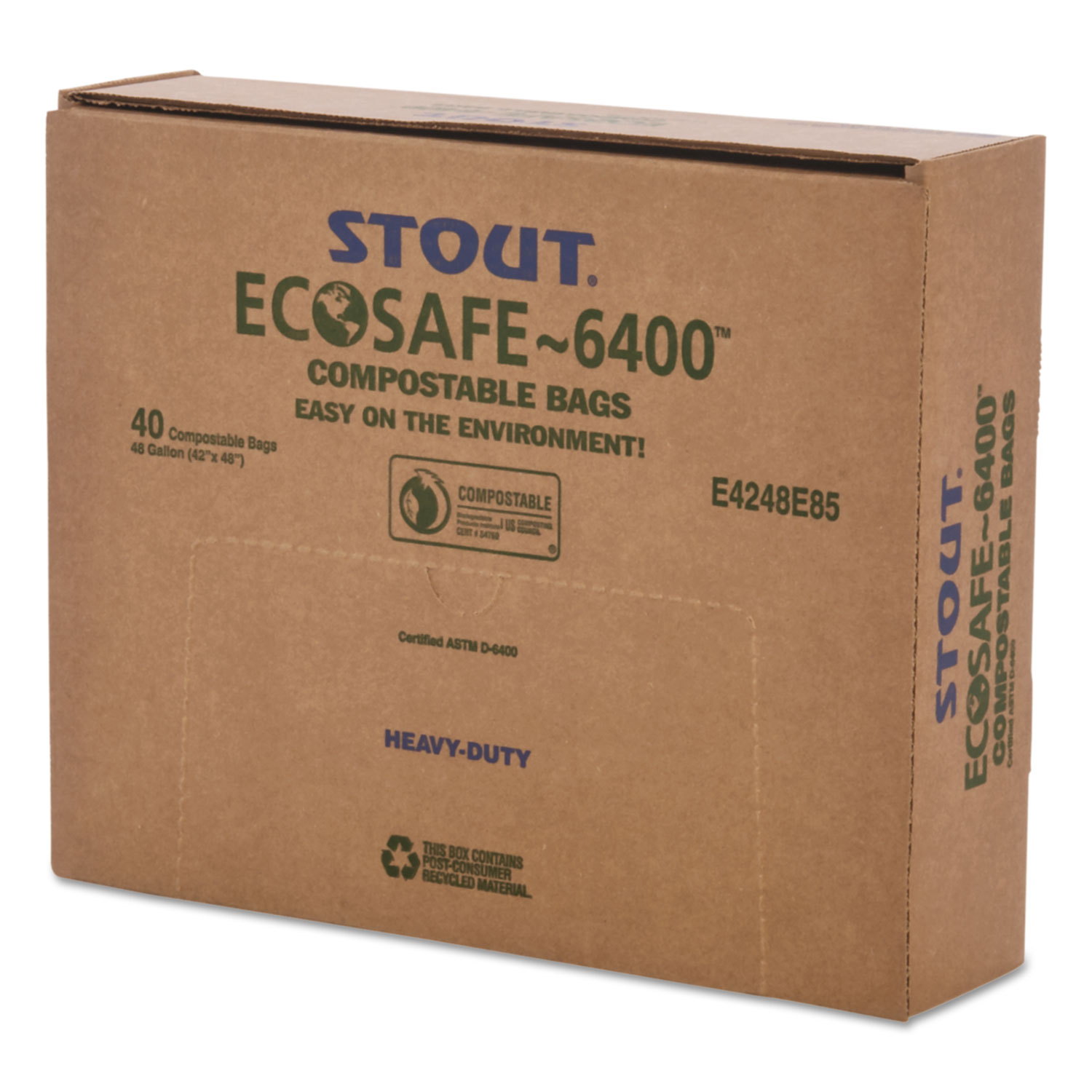 STOE4248E85 Stout EcoSafe6400 Compostable Compost Bags Zuma