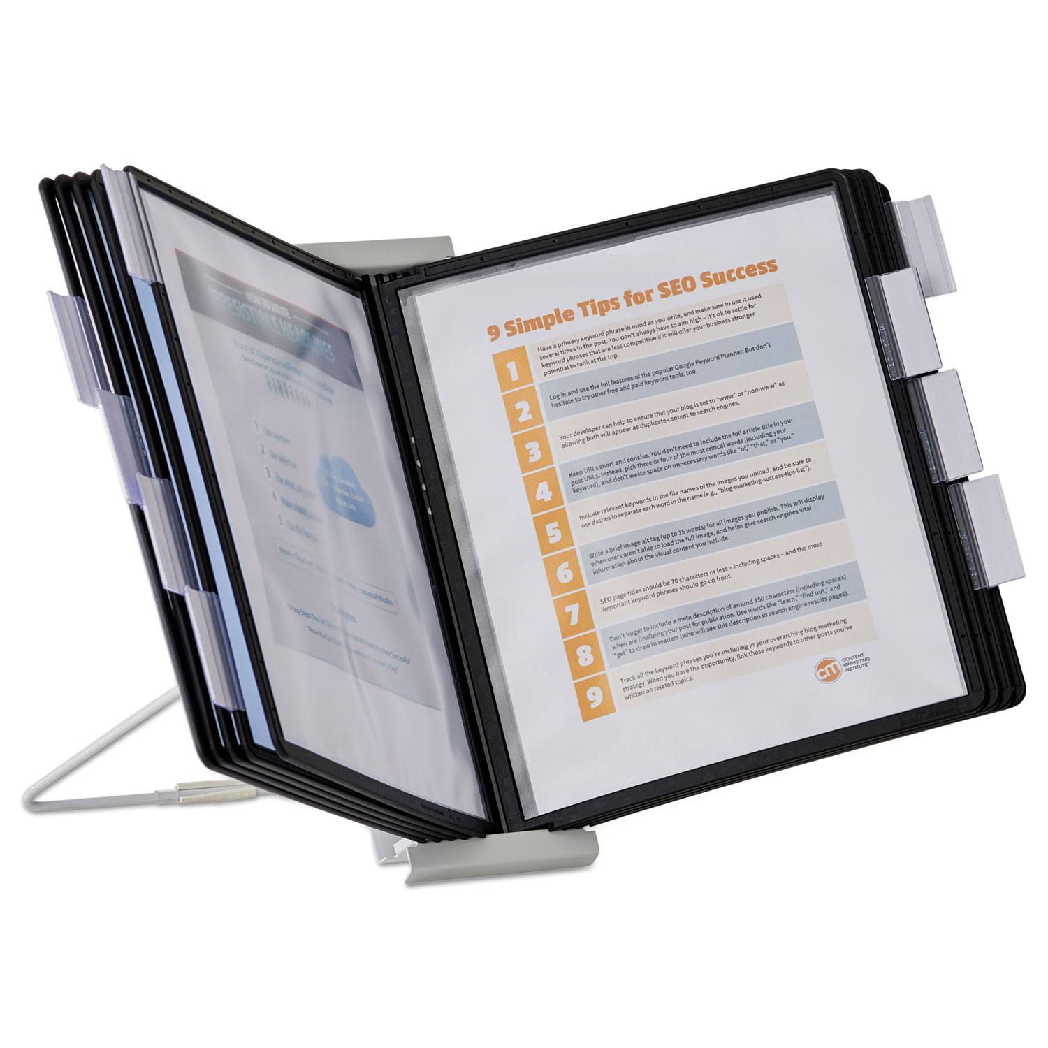 InstaView Expandable Desktop Reference System by Durable® DBL561201