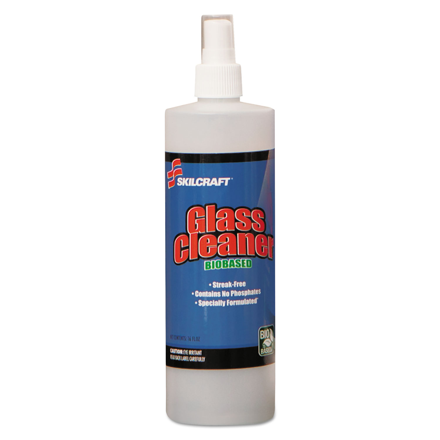 7930013268110, SKILCRAFT, Glass Cleaner, Ammonia Based, 16 oz Spray