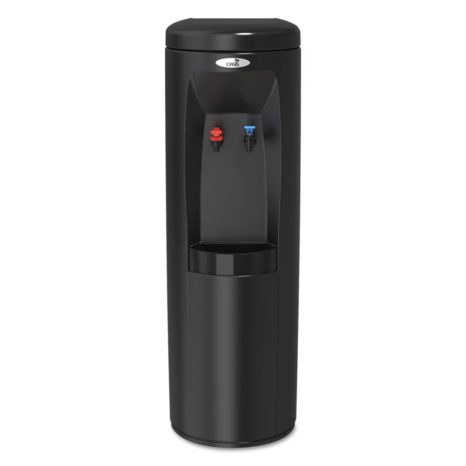 Oasis® Atlantis Floorstand Hot N Cold Water Cooler, 13 dia. x 40 h, Black National Everything