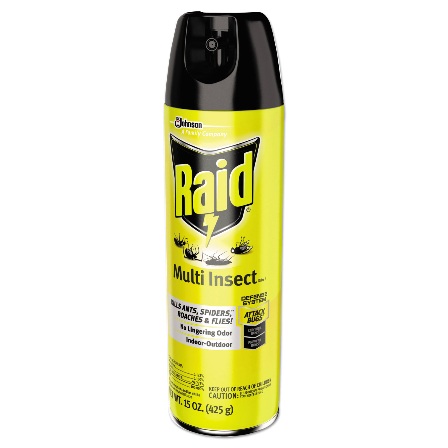 Raid® Multi Insect Killer, 15 oz Aerosol Spray, 12/Carton Wagner