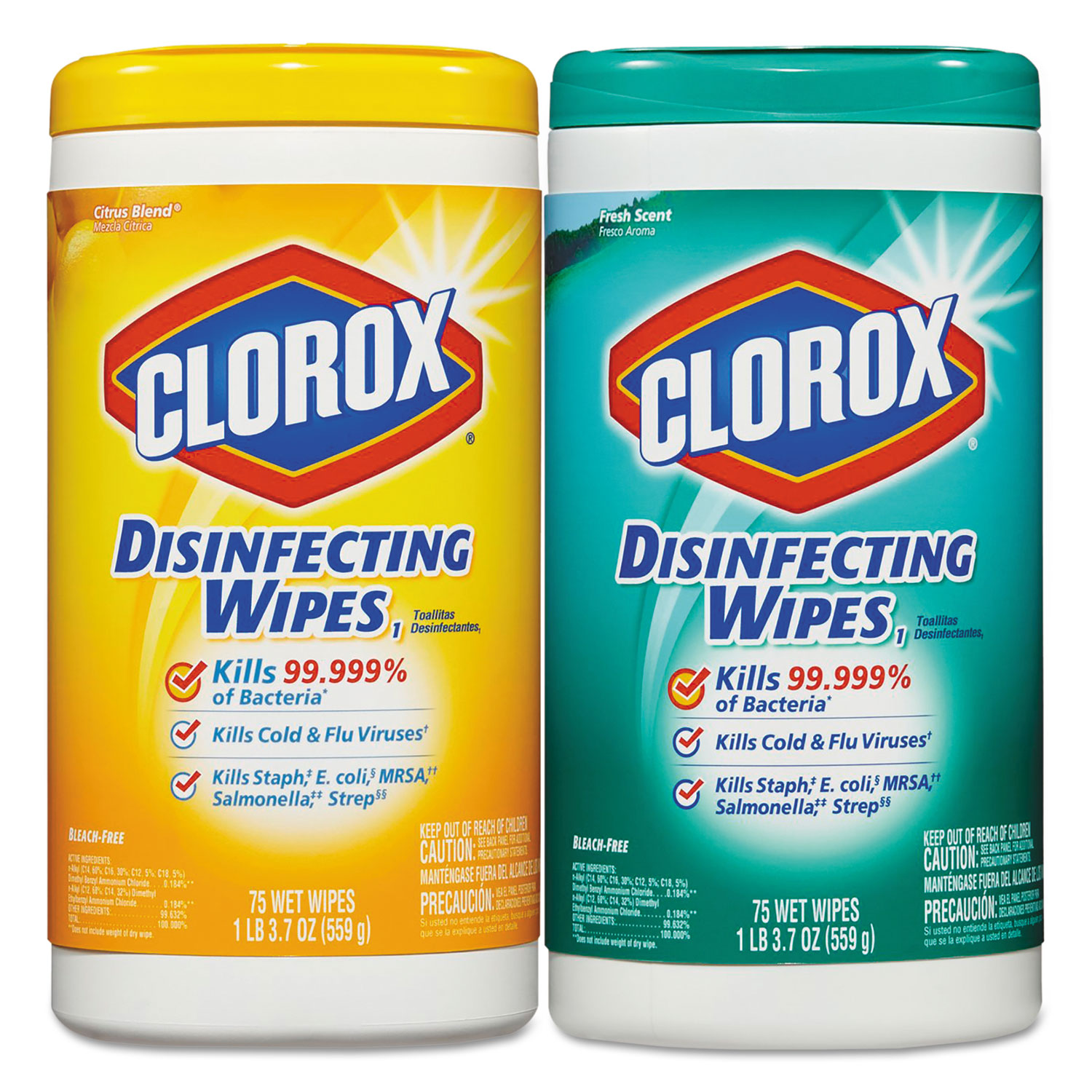 Disinfecting Wipes by Clorox® CLO01599CT