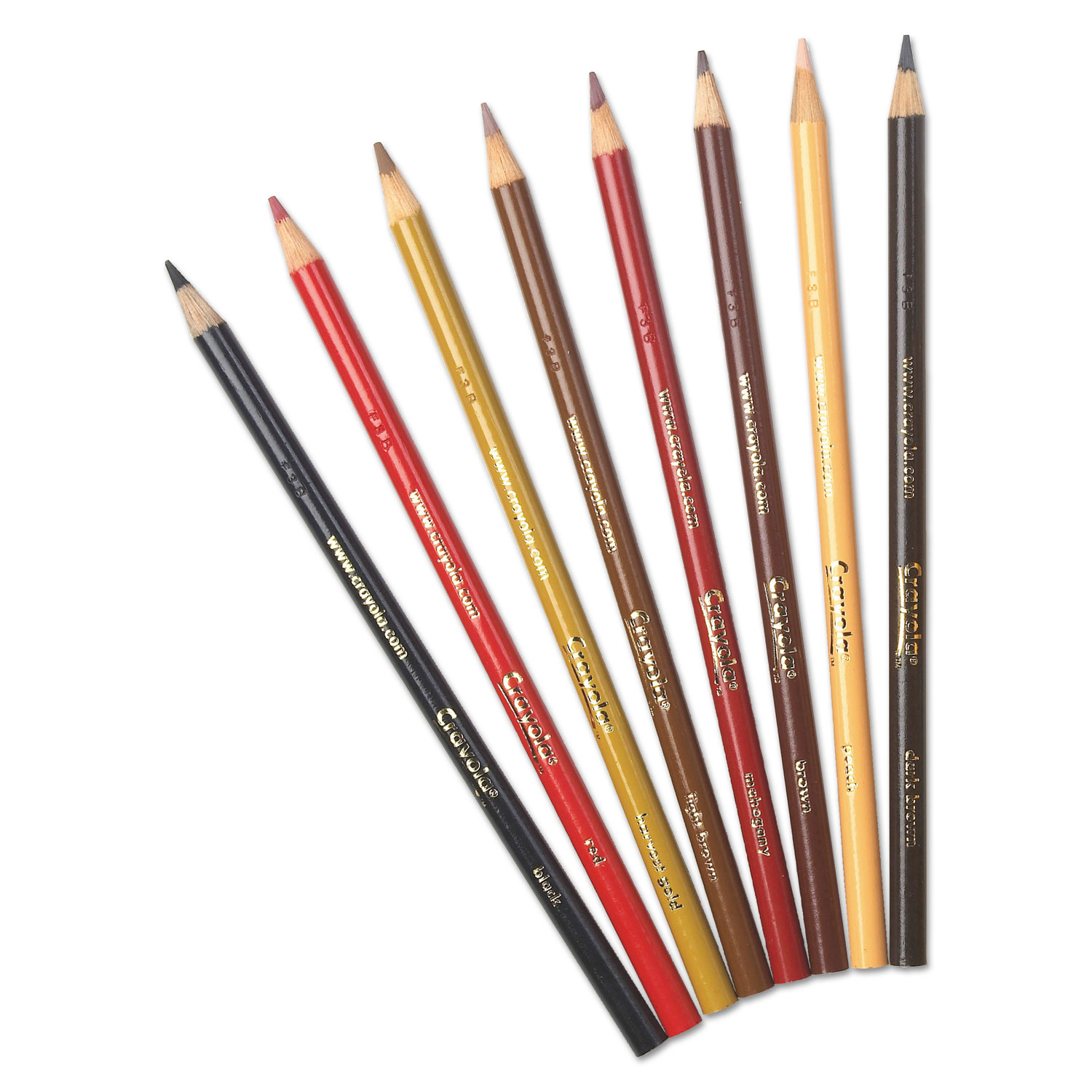 Crayola® Multicultural Colored Woodcase Pencils, 3.3 mm, 8 Assorted