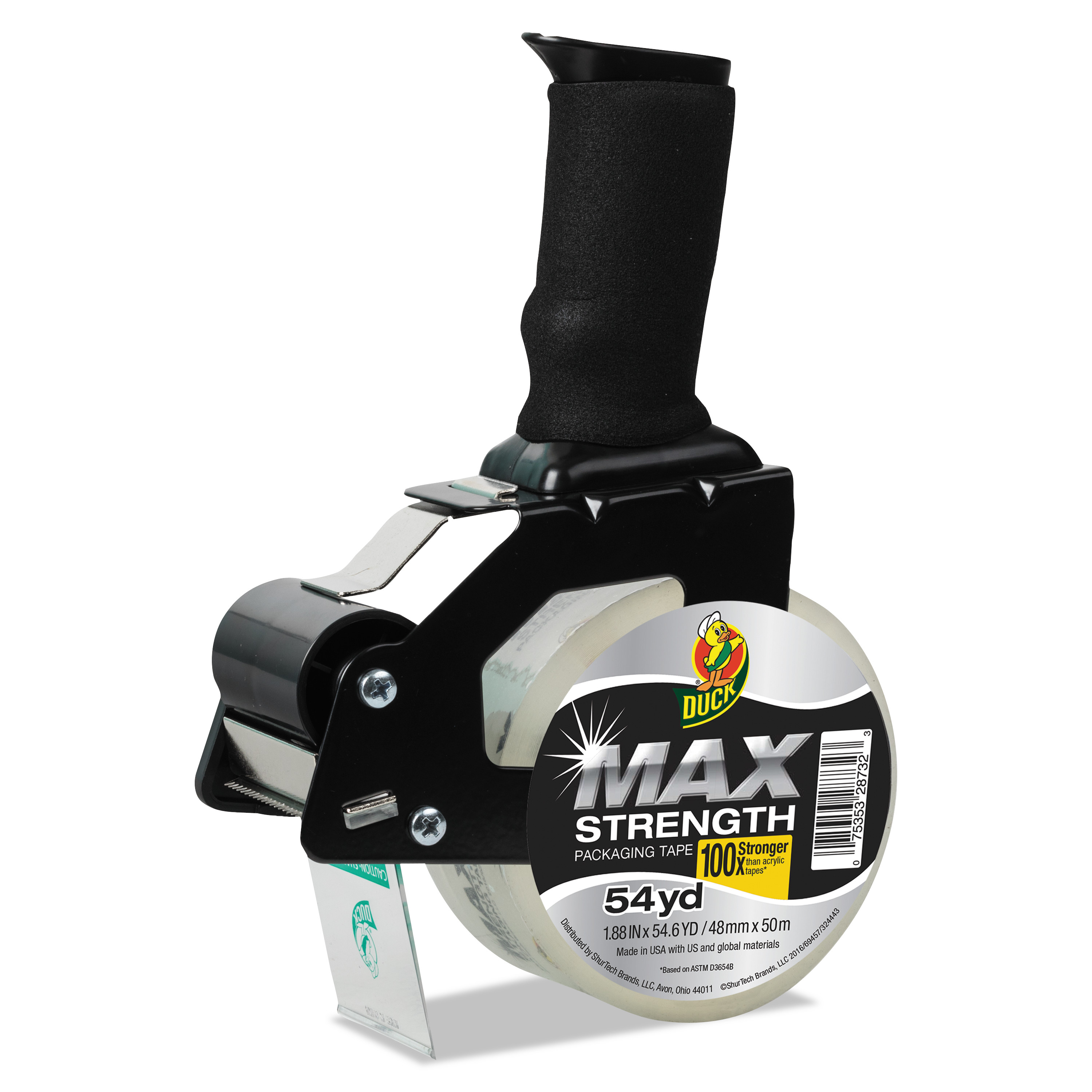 DUC284984 Duck MAX Packaging Tape with HeavyDuty Dispenser Zuma