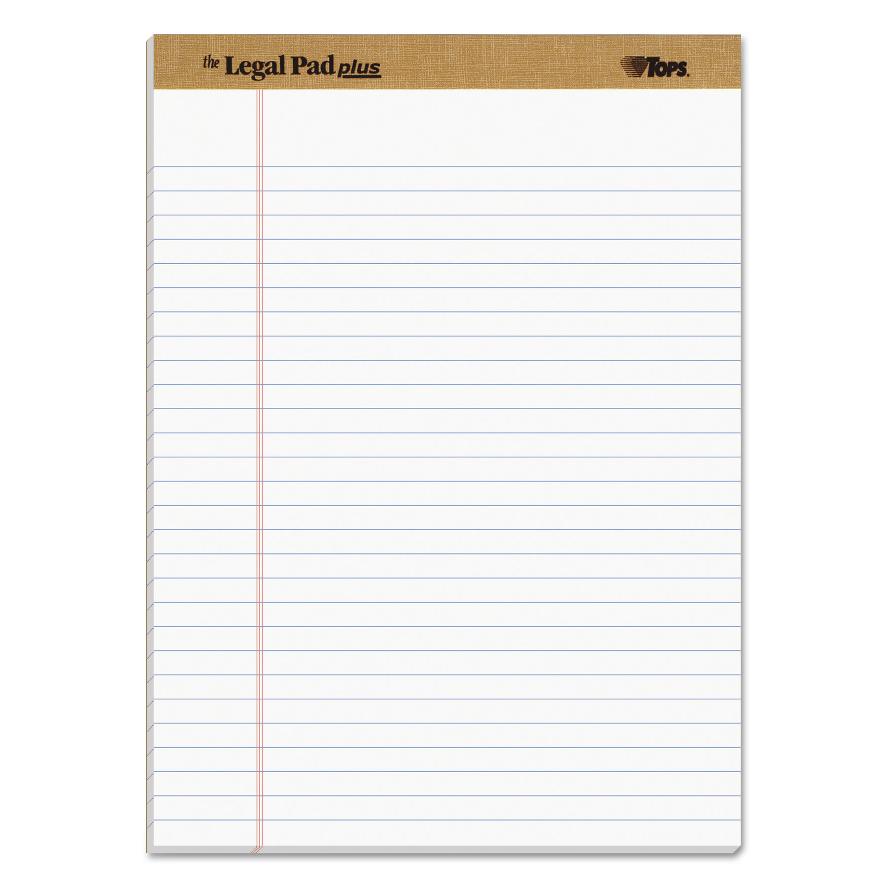 "The Legal Pad" Plus Ruled Perforated Pads with 40 pt. Back, Wide/Legal