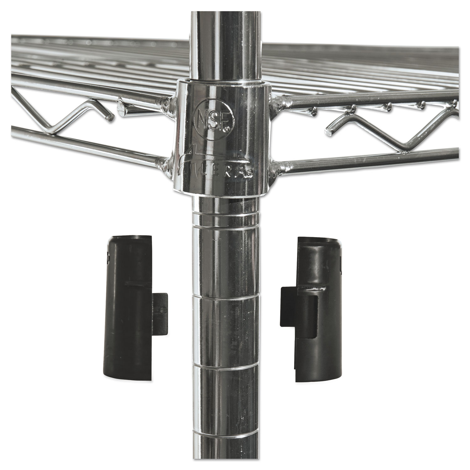 NSF Certified 4Shelf Wire Shelving Kit with Casters Zerbee