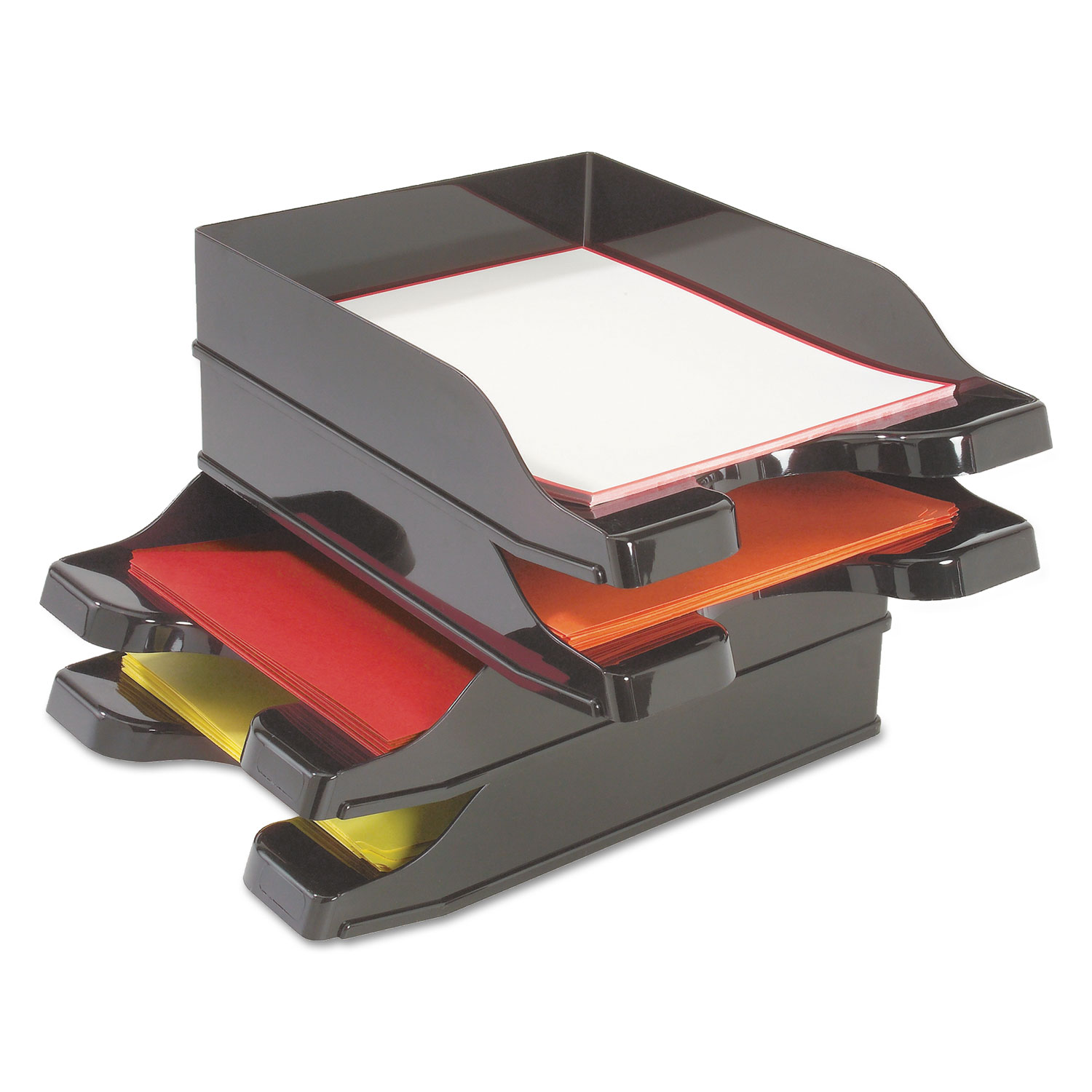 Docutray MultiDirectional Stacking Tray Set, 2 Sections, Letter to