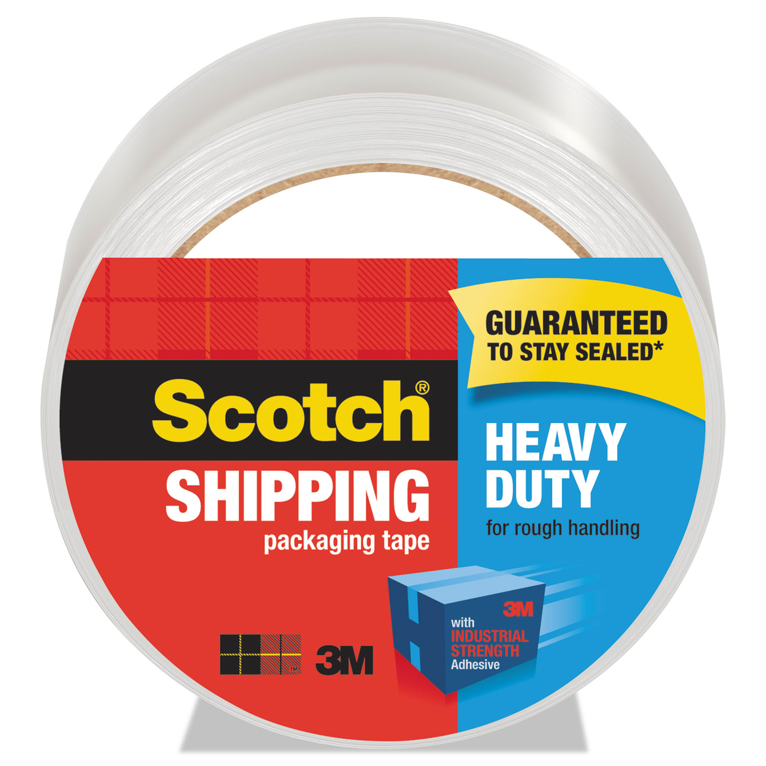 Scotch 1426 3850 HeavyDuty Packaging Tape with Dispenser, 1.5" Core, 1