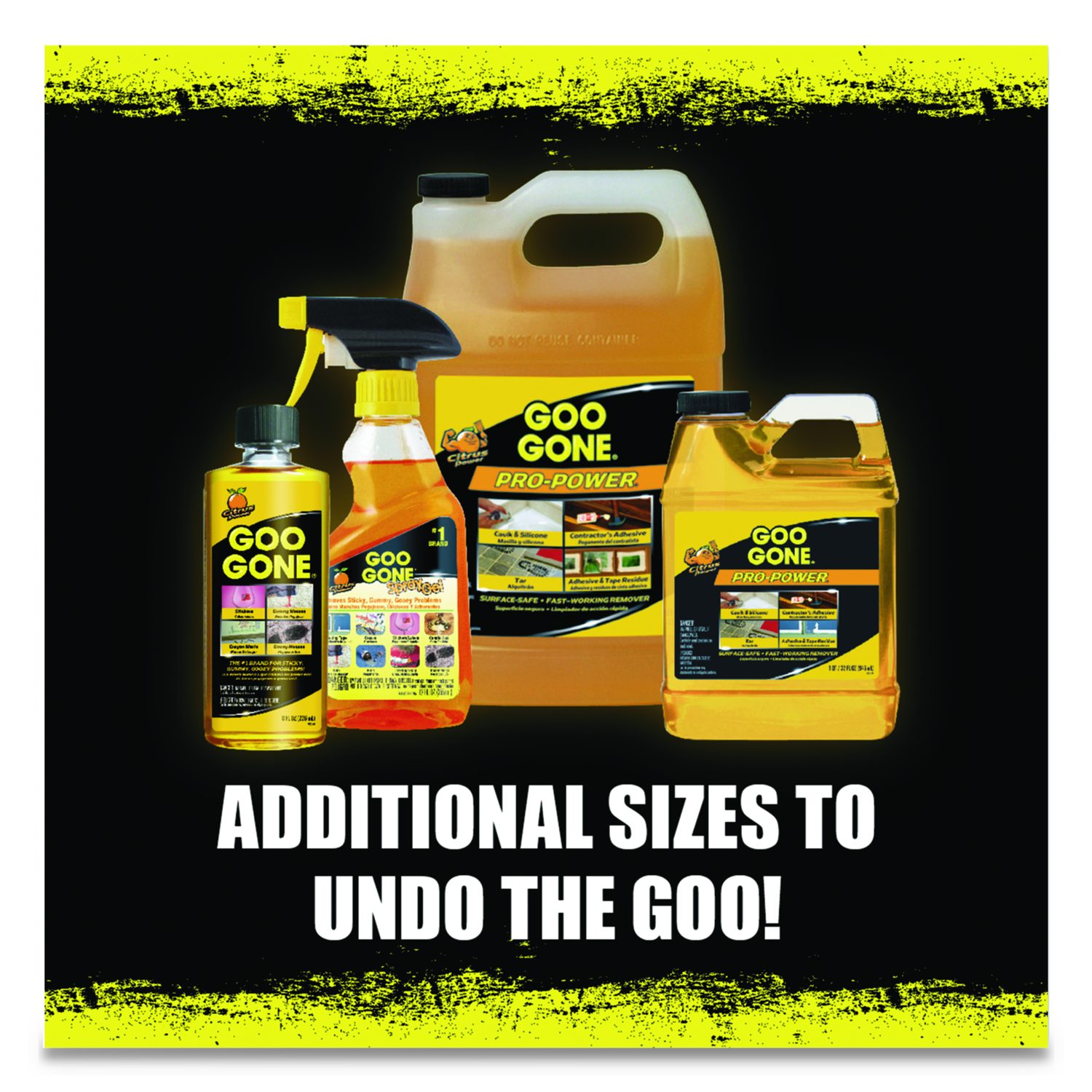 Goo Gone® ProPower Cleaner, Citrus Scent, 24 oz Spray Bottle