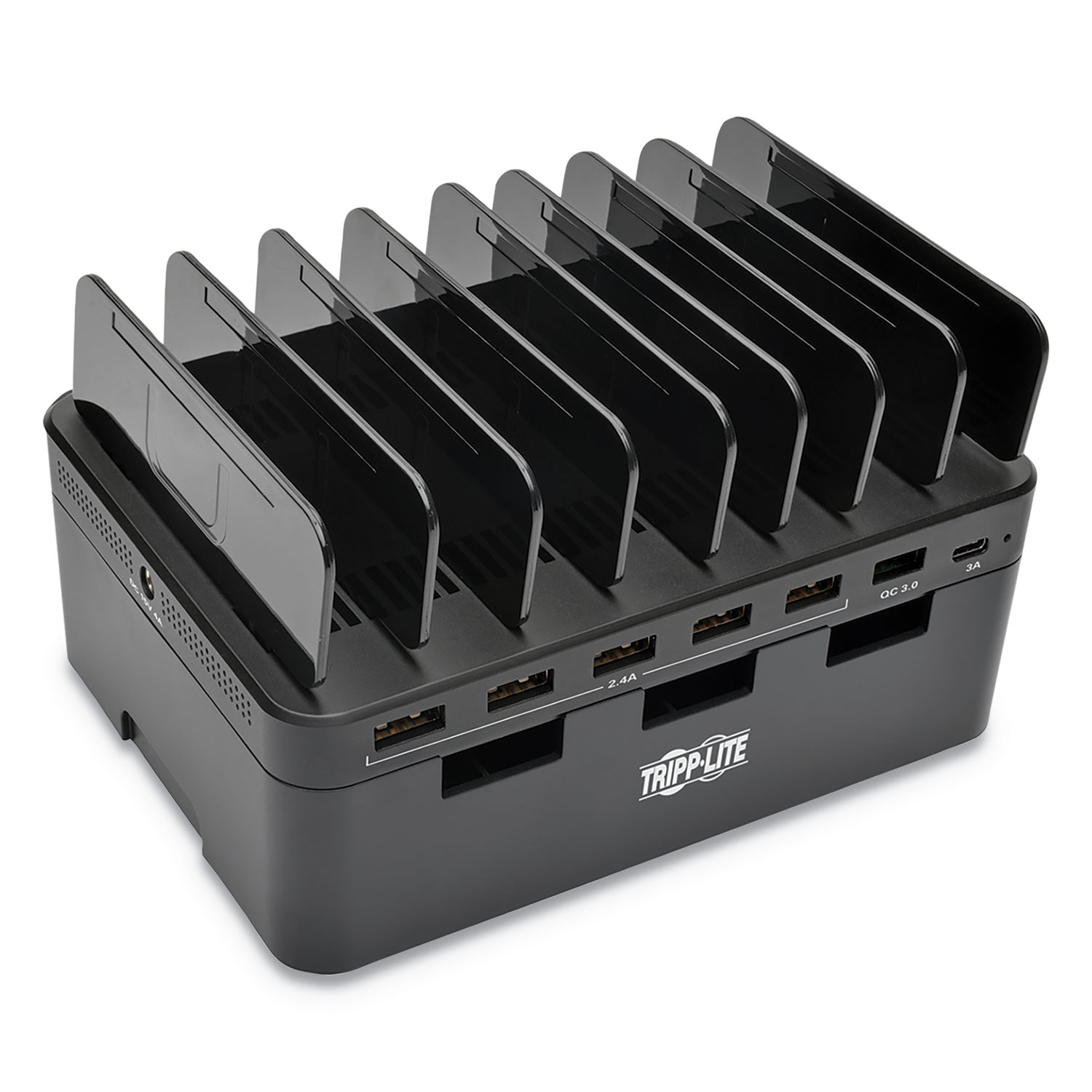 Tripp Lite USB Charging Station with Quick Charge 3.0, Holds 7 Devices