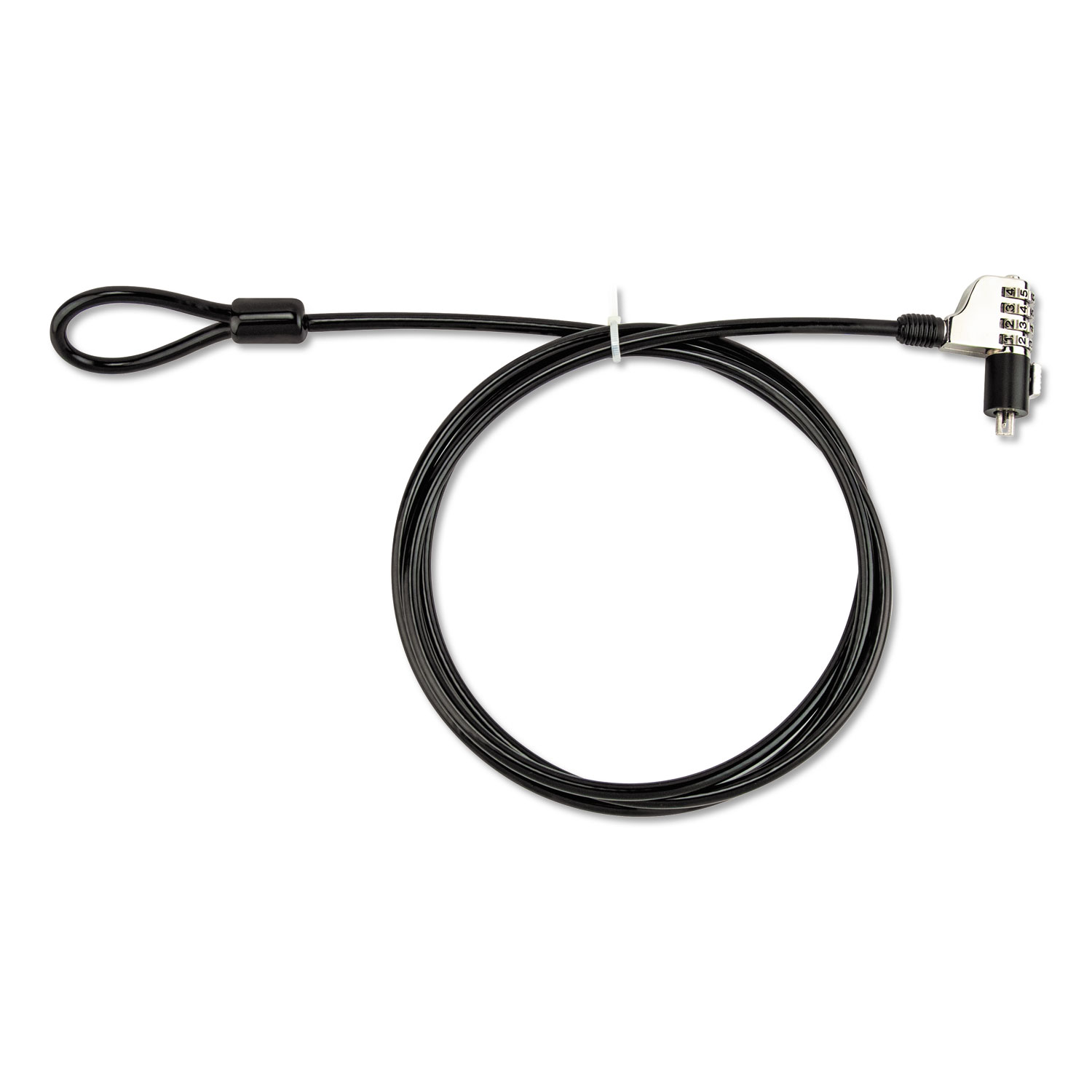 Combination Laptop Lock, 6 ft Steel Cable The Complete Line, LLC