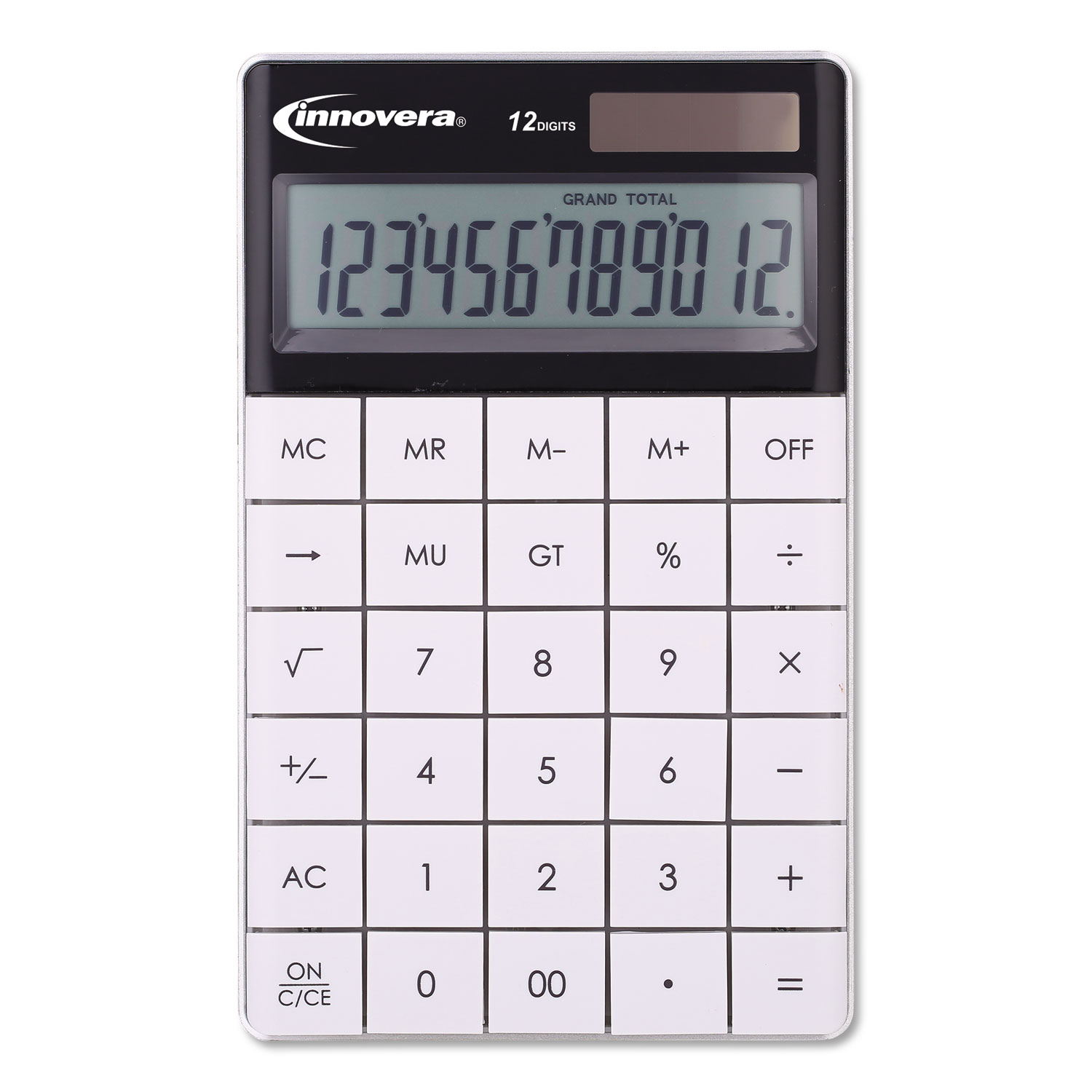 Innovera 15973 Large Button Calculator, 12Digit, LCD BuyDirect